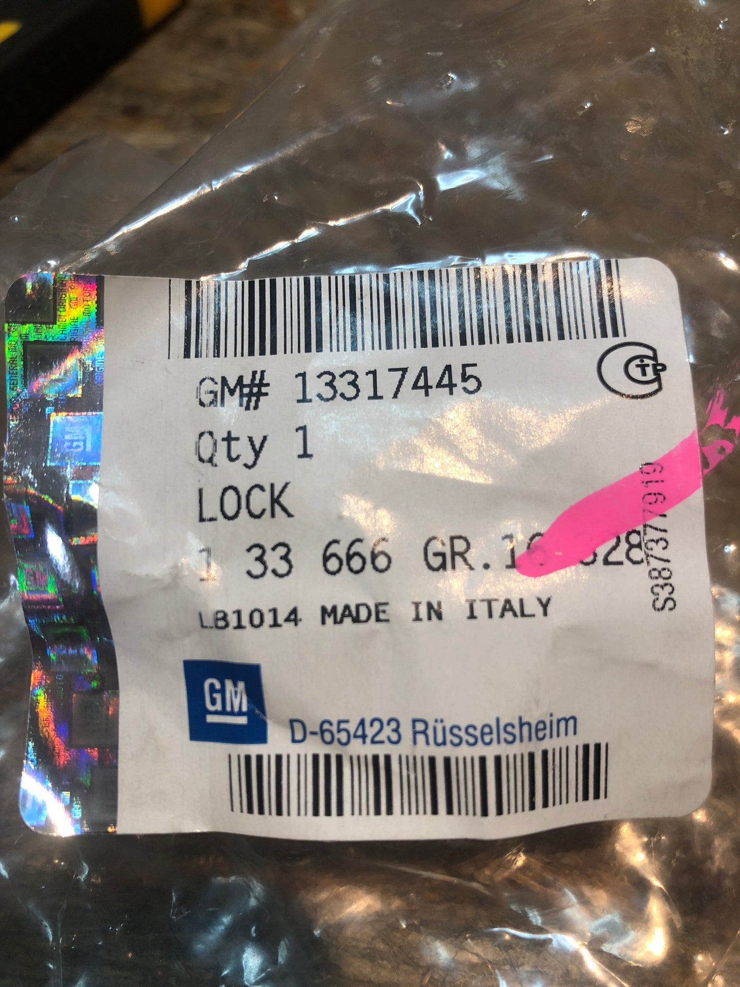 Original GM Opel Meriva B Heckklappenschloss Neu