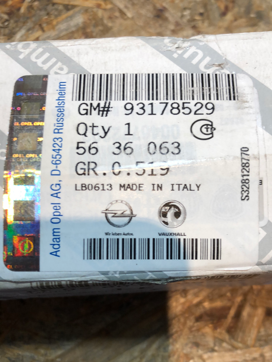 Original GM Opel Astra H Signum Vectra B Nockenwelle Neu