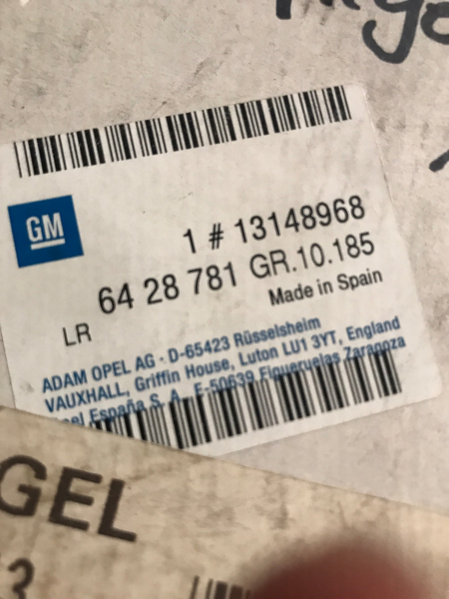 Original Corsa C Spiegelglas links NEU