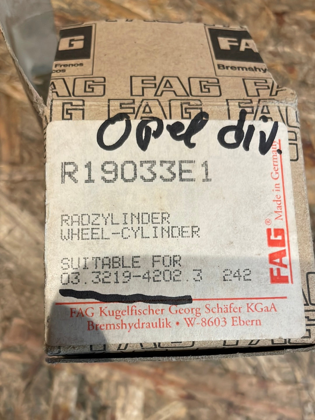 Original GM Opel Manta A Radbremszylinder Neu