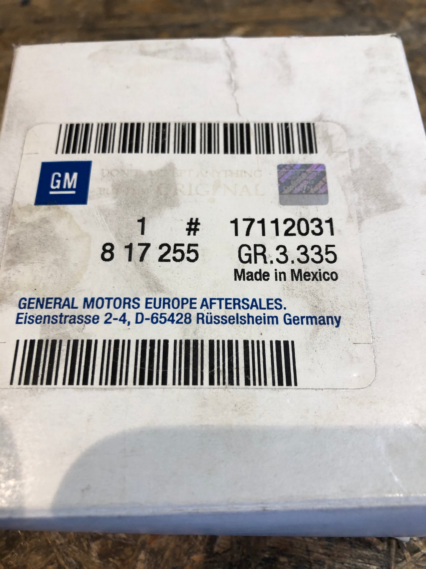 Original Opel Astra G Leerlaufregelventil Neu