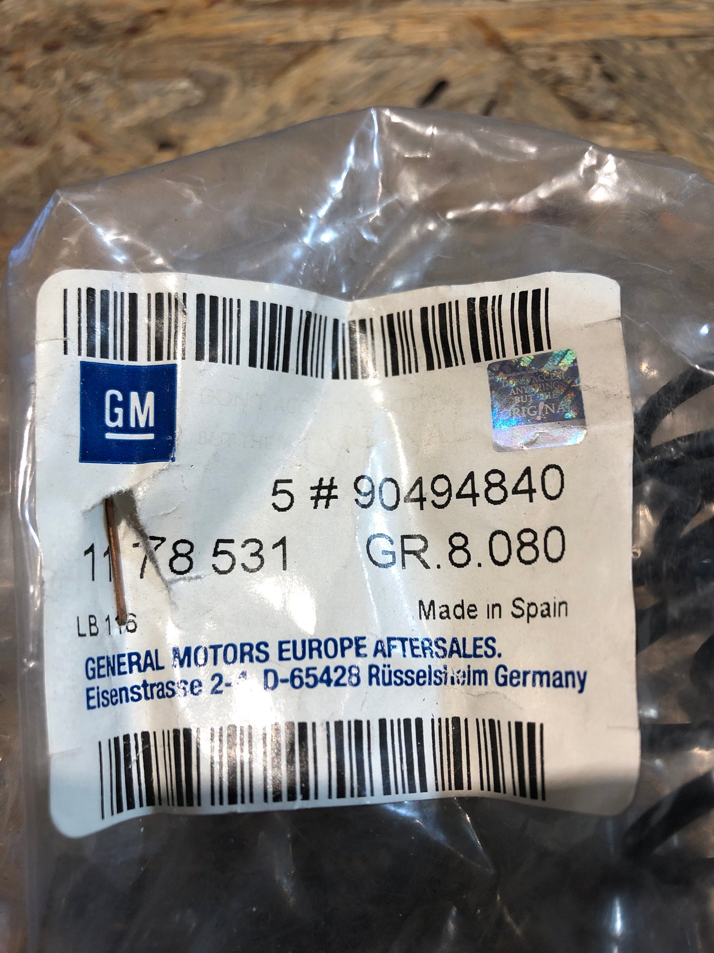 Original Opel Corsa B C Tigra A Ascona C Feder Verschluss Motorhaube Neu