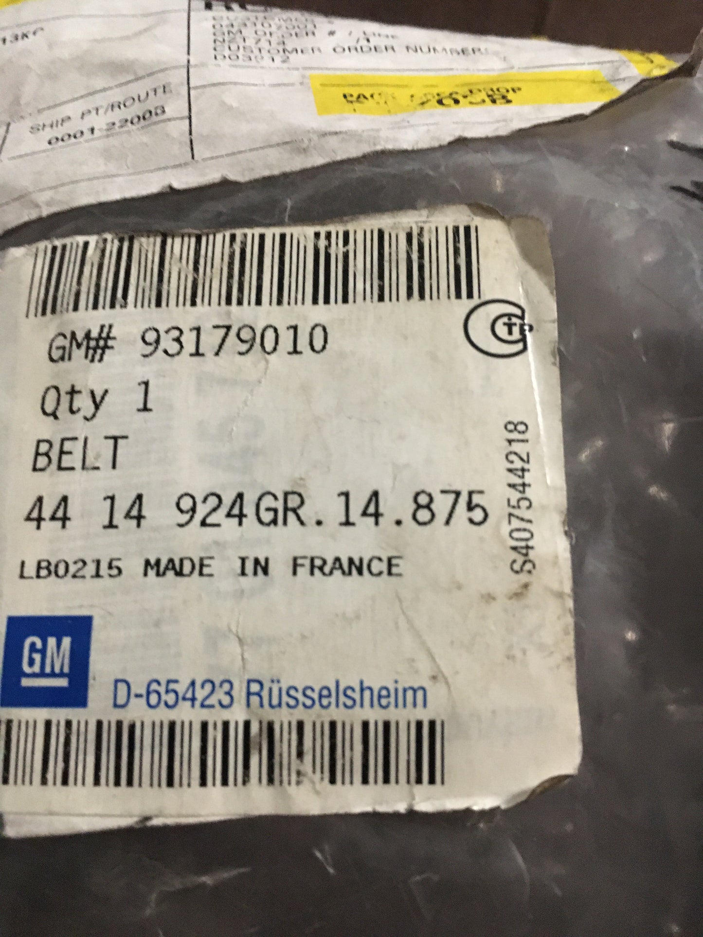 Original Movano A Sicherheitsgurt Vorne NEU