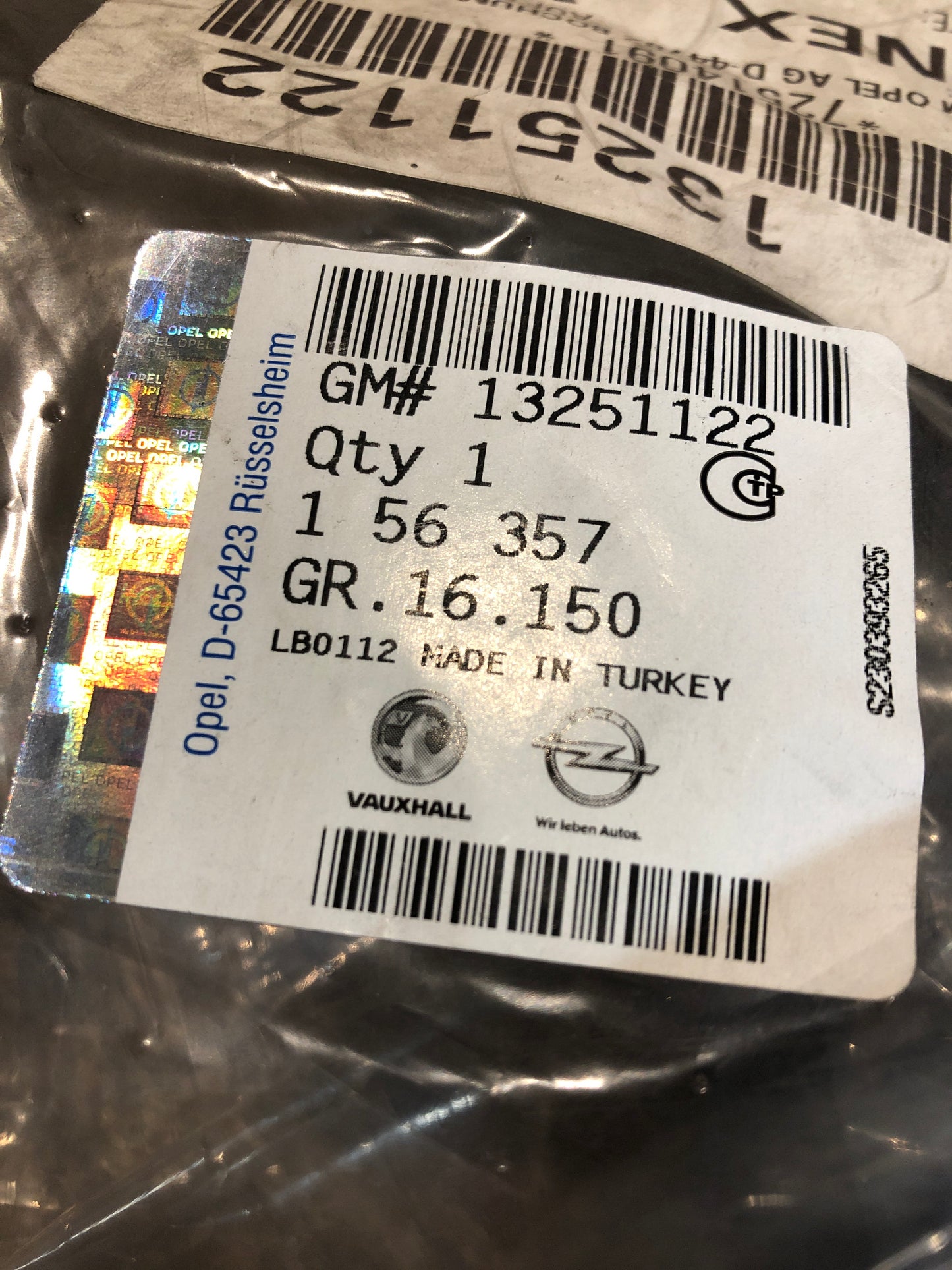 Original Opel Astra H Dichtung Dach Neu