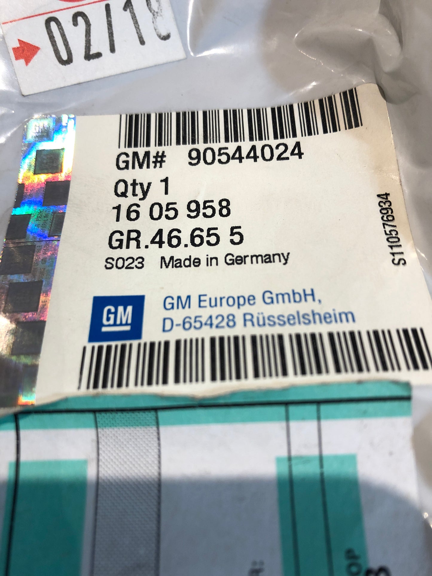 Original Opel Astra G Dichtungssatz Bremssattel Neu