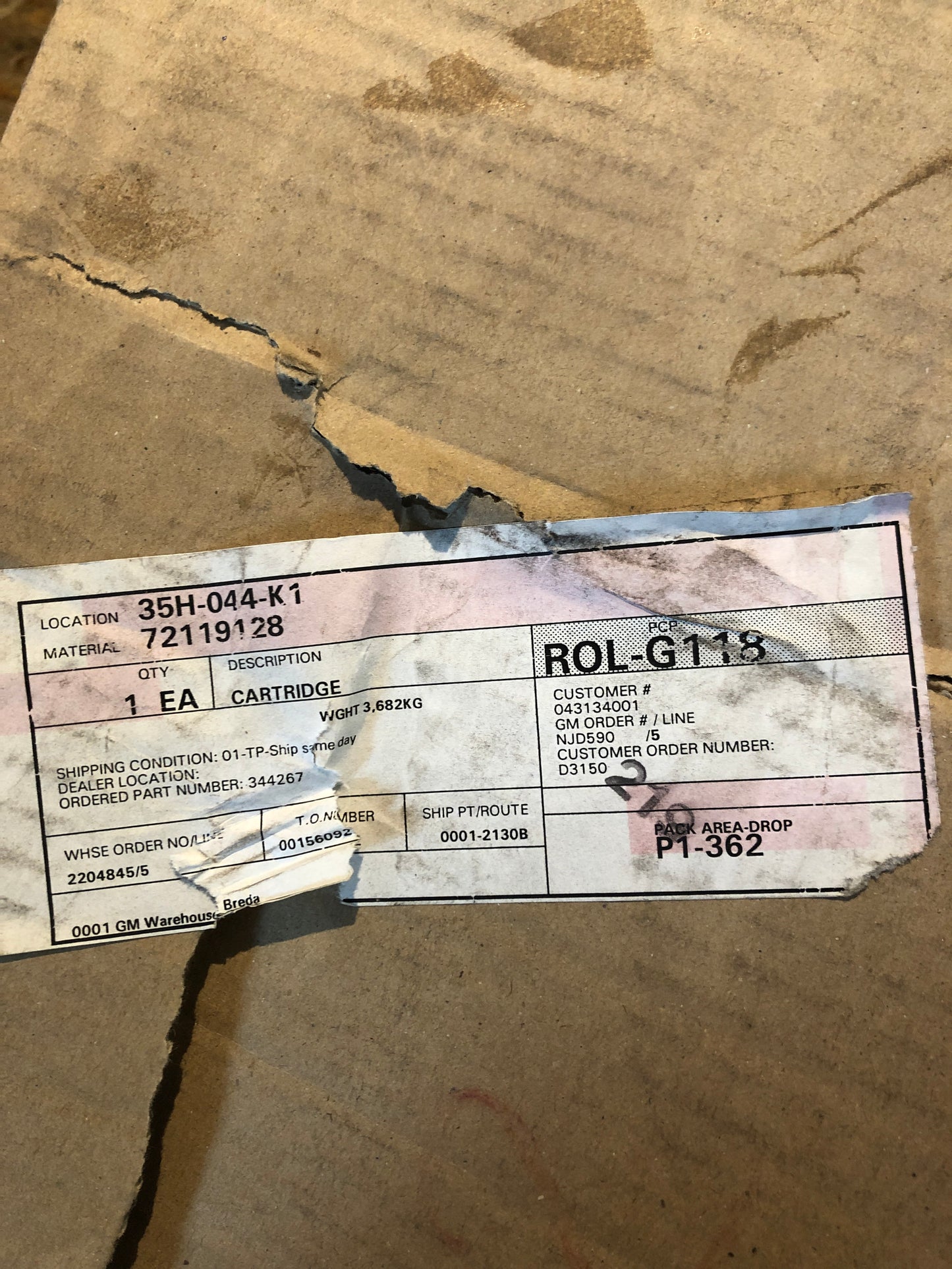 Original Corsa C Stoßdämpfer vorne