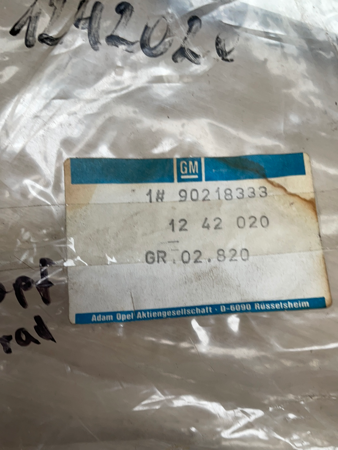 Original GM Opel Kadett E Ascona C Hupenknopf Lenkrad Neu