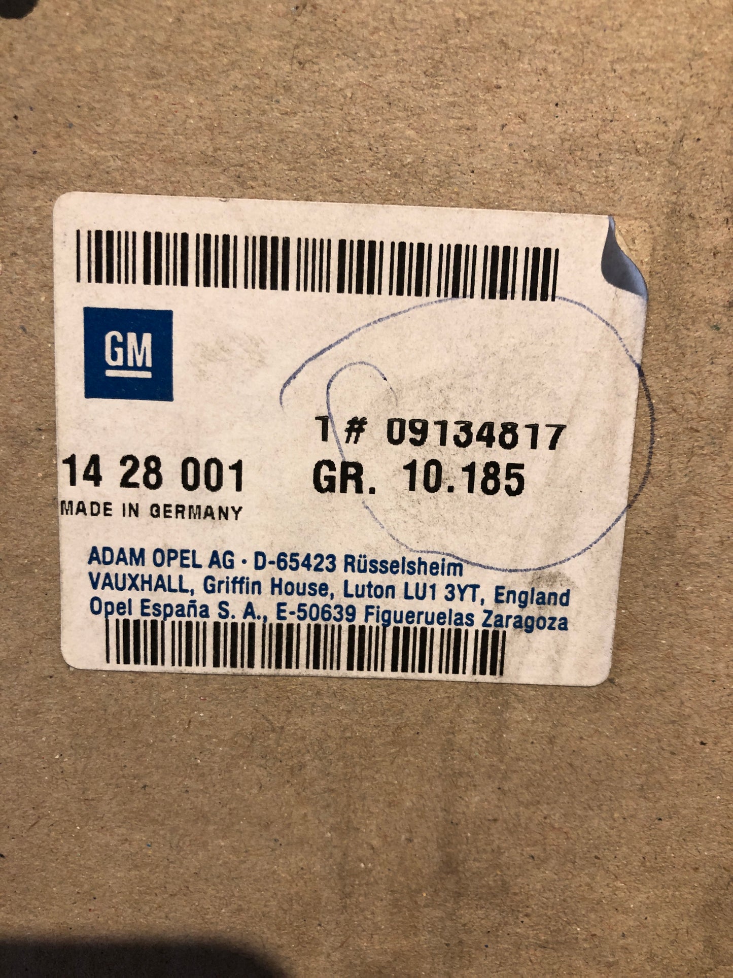 Original Opel Vectra B Außenspiegel links einklappbar Neu