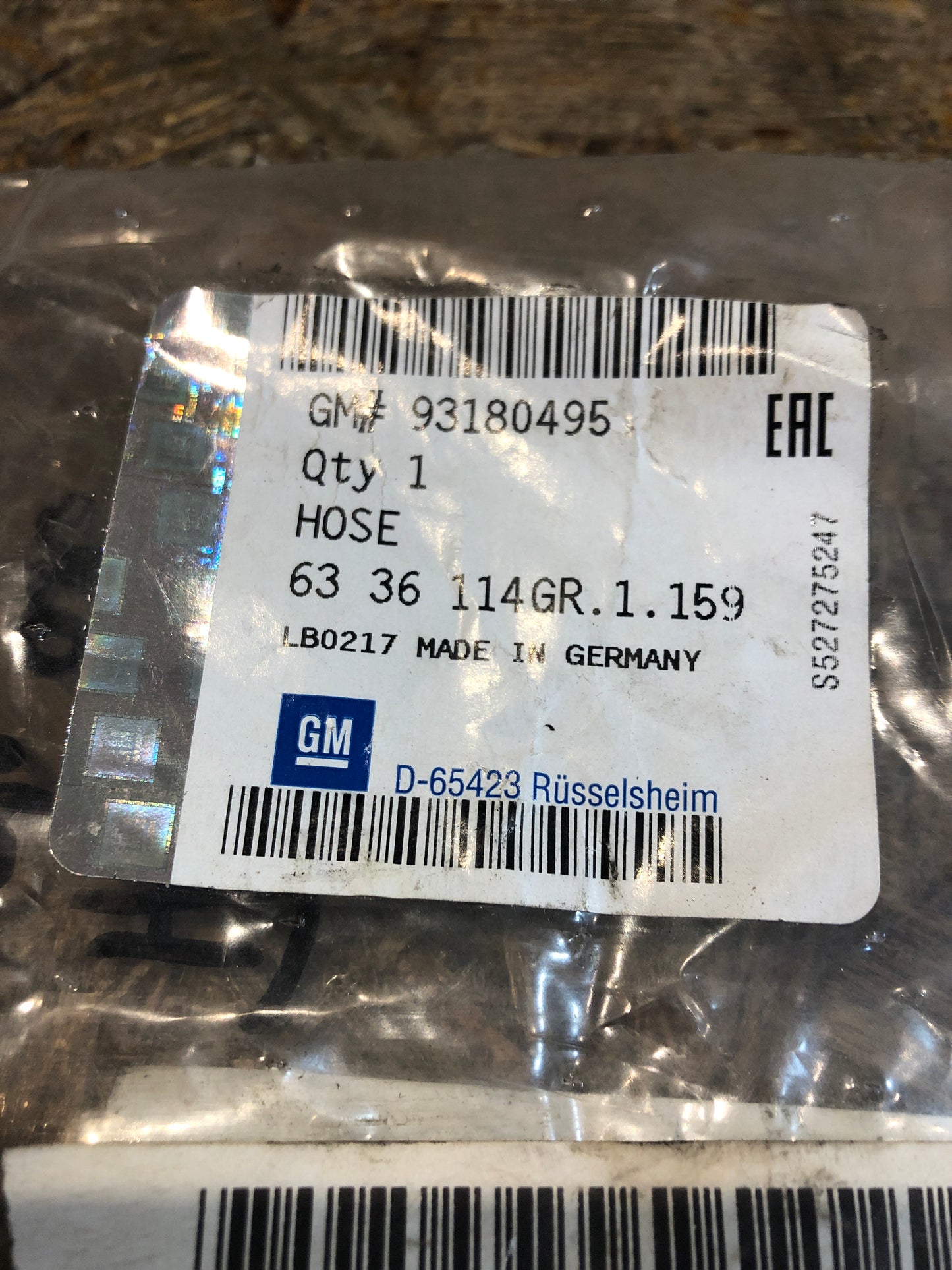 Original Opel Astra H Schlauch Thermostatgehäuse Neu