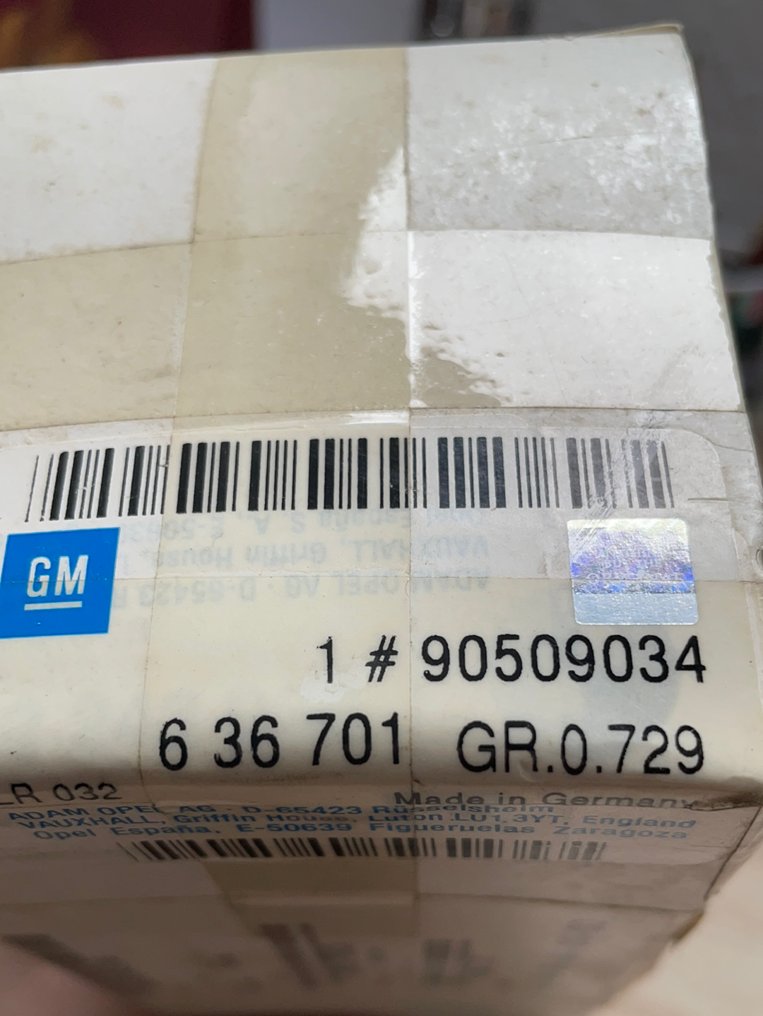 Original GM Opel Omega B Spannarm Steuerkette unten Neu