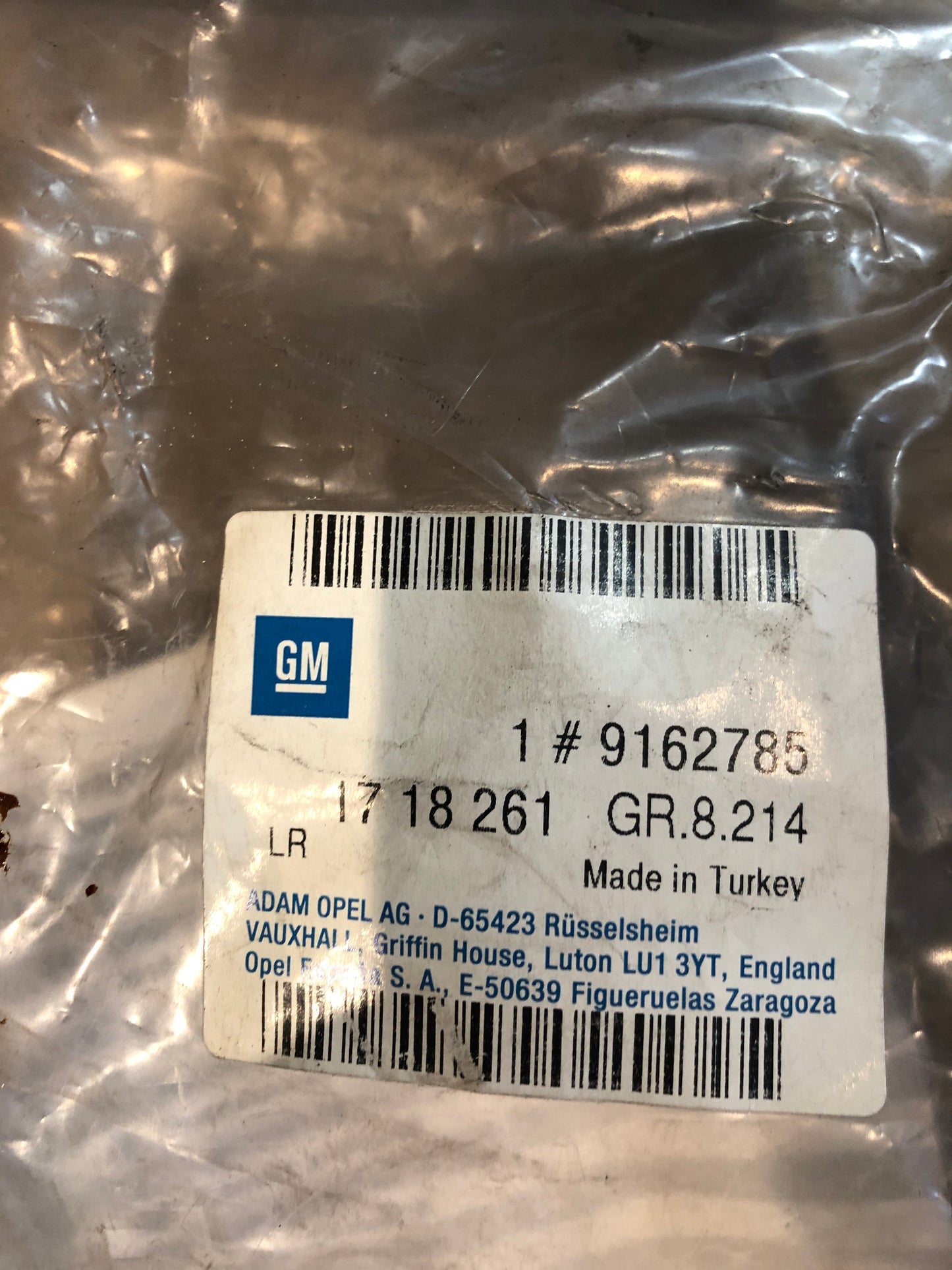 Original GM Opel Vectra C Schmutzfängersatz vorne Neu