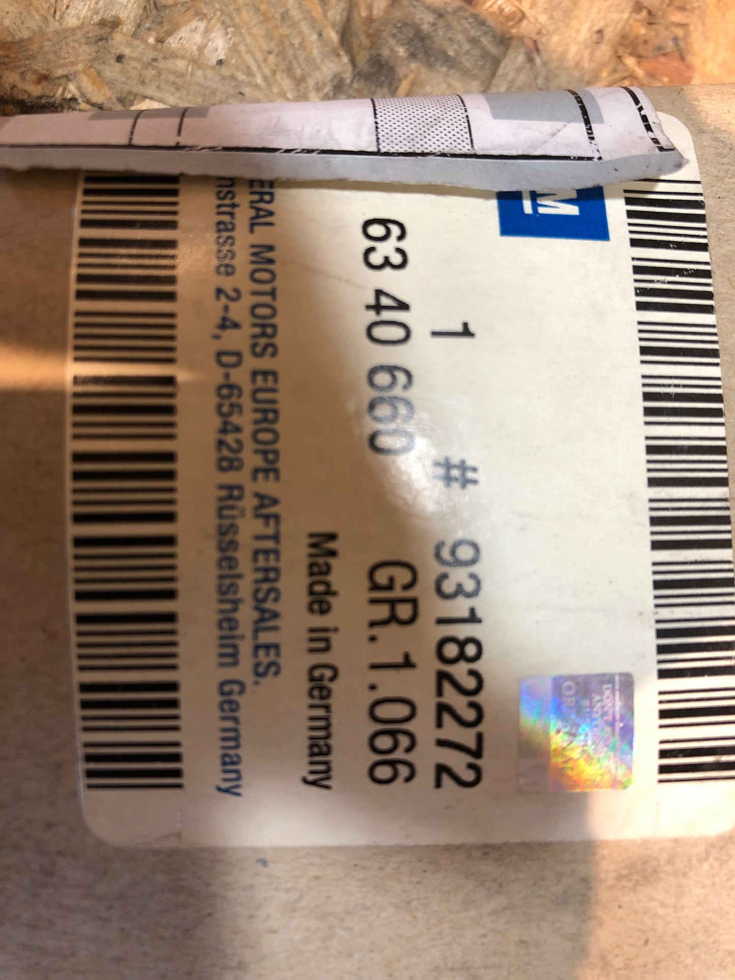 Original GM Opel Zafira B Keilrippenriemen Neu