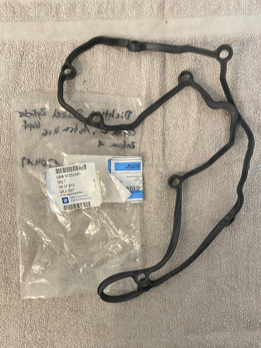 Dichtung Deckel Zylinderkopf Corsa C Astra H + G Zafira A Original GM Opel Neu
