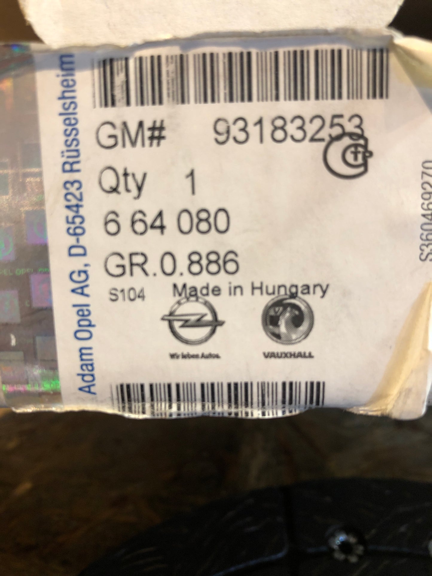 Original GM Opel Zafira B 1.9 CDTI ab 07/2005 120PS Kupplungsscheibe Neu