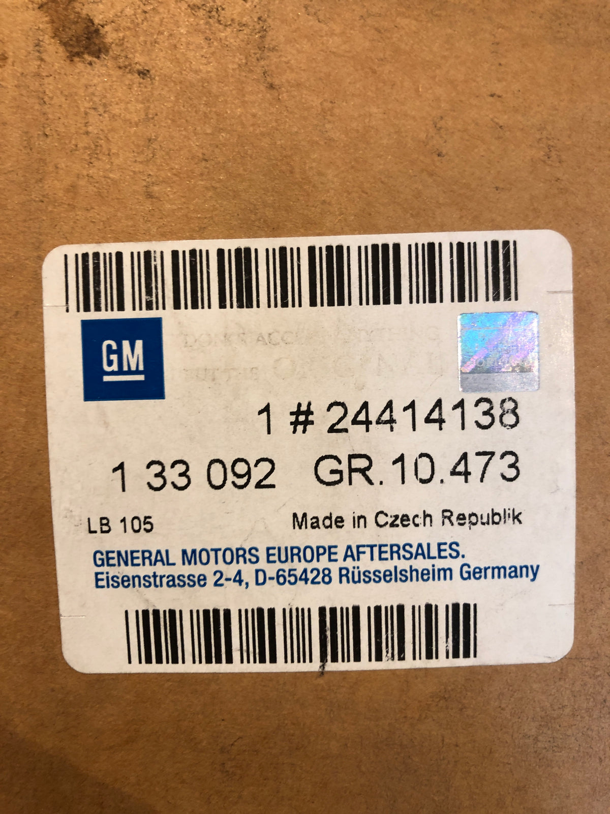 Original GM Opel Corsa C Türschloss hinten links Neu