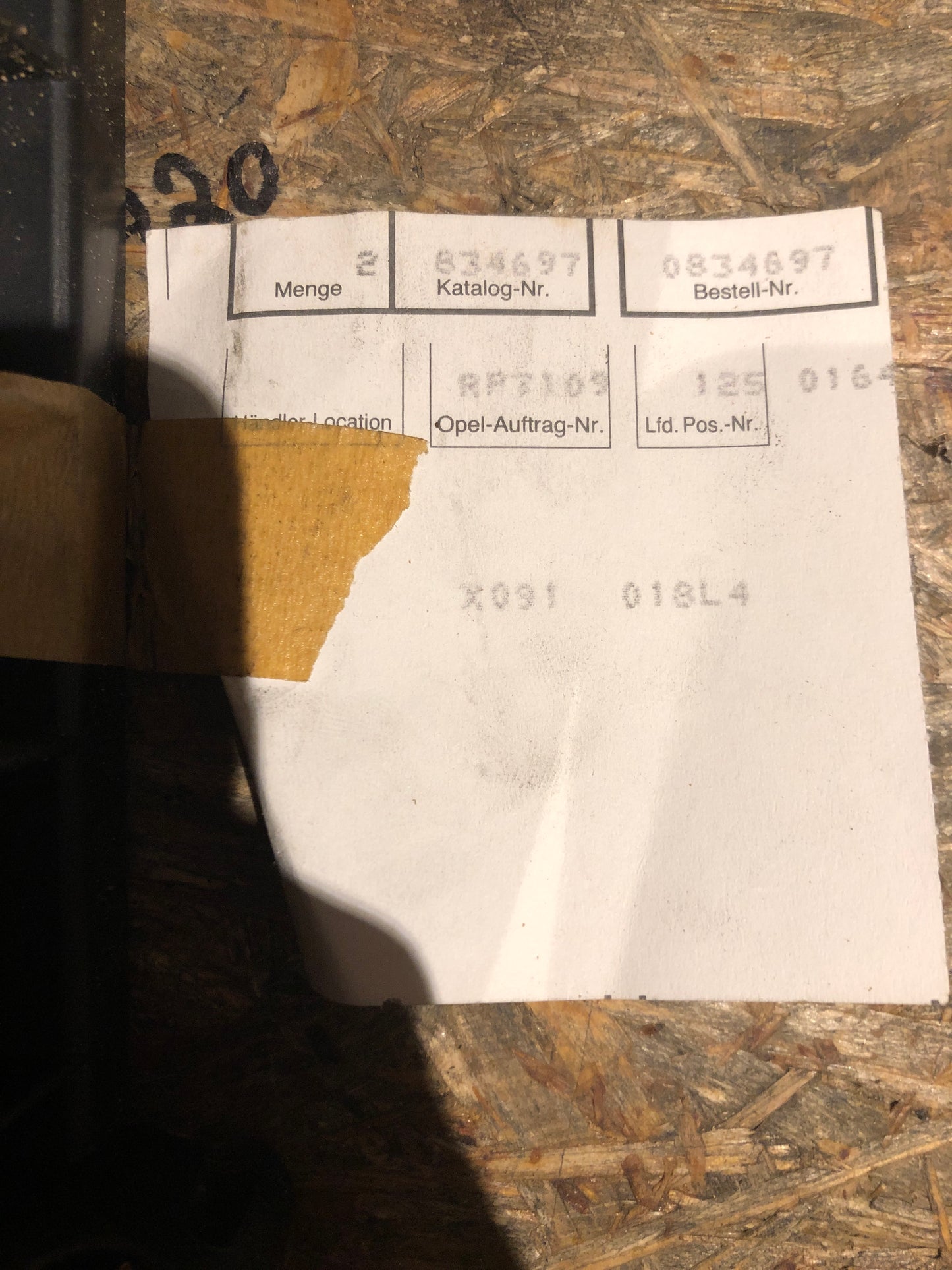 Original GM Opel Vectra A Abdeckung Luftreiniger oben Neu