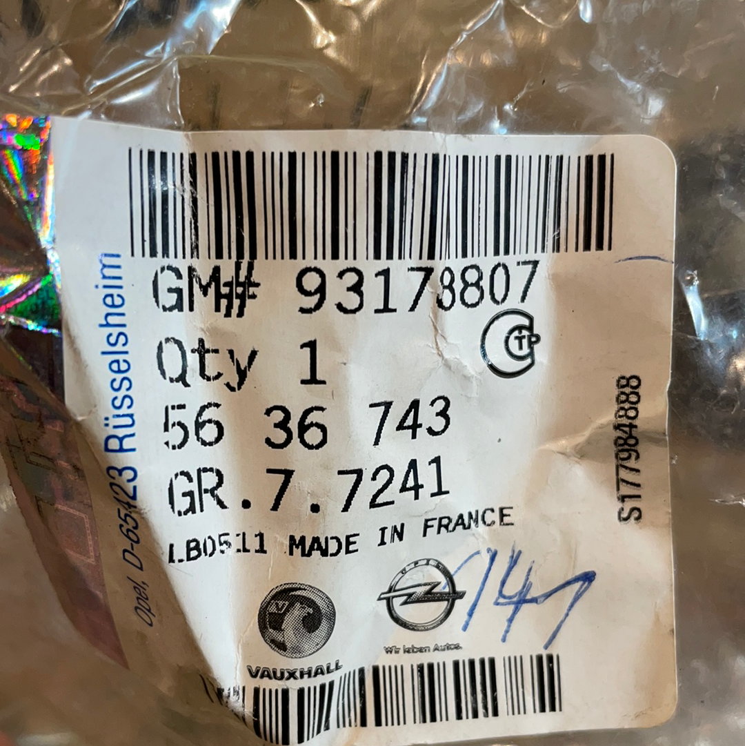 Original GM Opel Astra H Umlenkrolle Neu