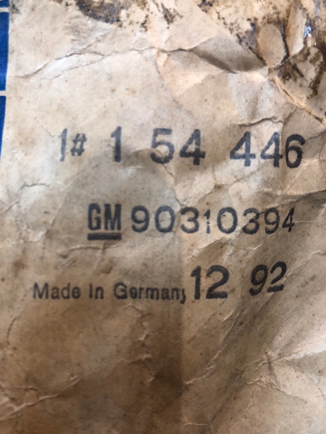 Original GM Opel Vectra A Gummiabdichtung Kofferraumdeckel Neu