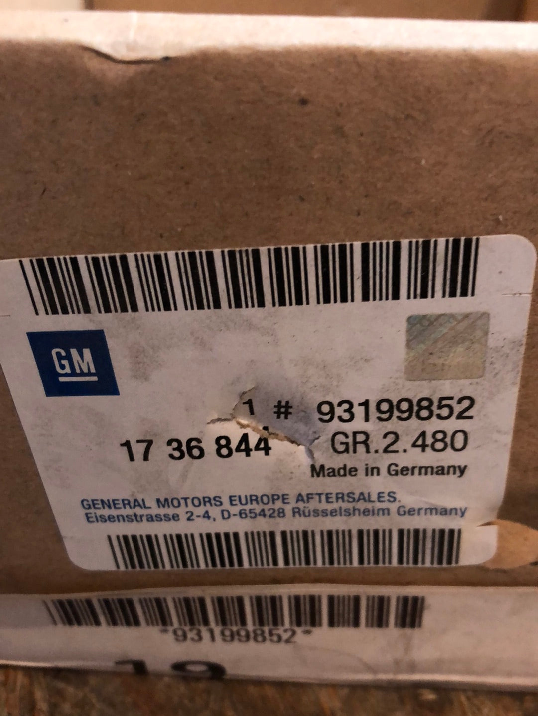 Original GM Opel Vivaro A Kabelsatz Anhängerkupplung Neu