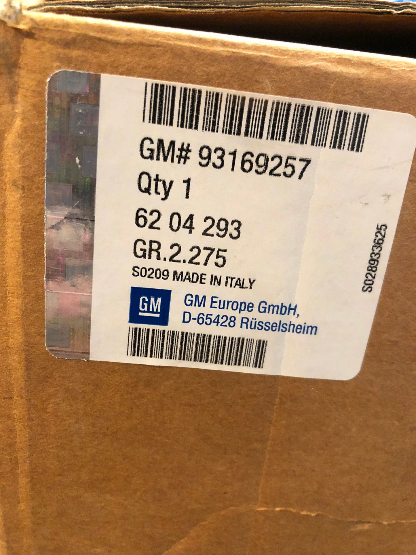 Original 105 A Lichtmaschine Astra H Vectra C Signum 1,9 CDTI