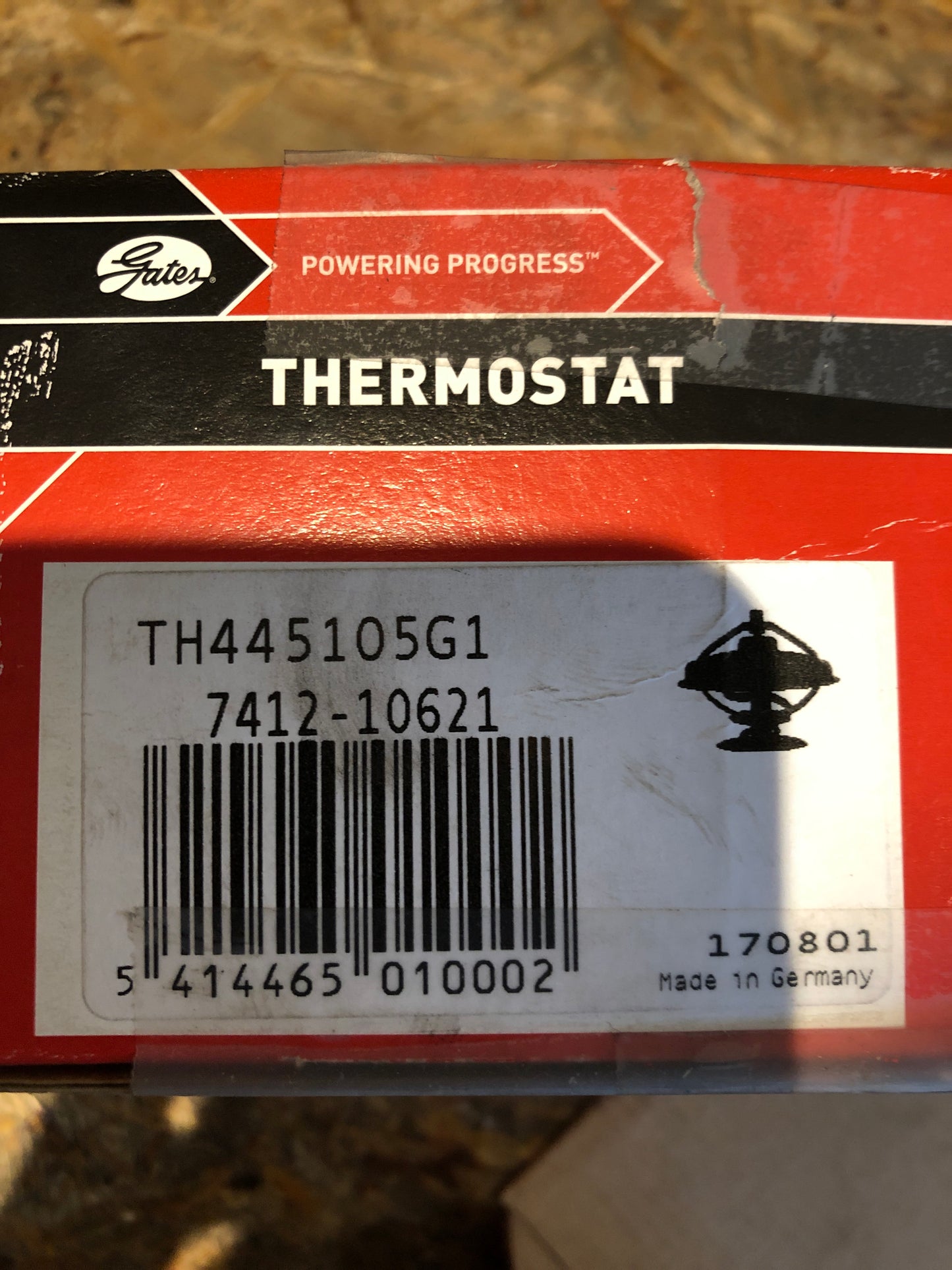 Original Gates Opel Astra G Cabrio 2002 Thermostat Neu