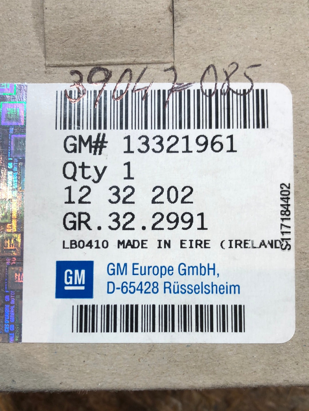 Original GM Opel Adam Astra J Insignia Zafira Reifendrucksensor Neu