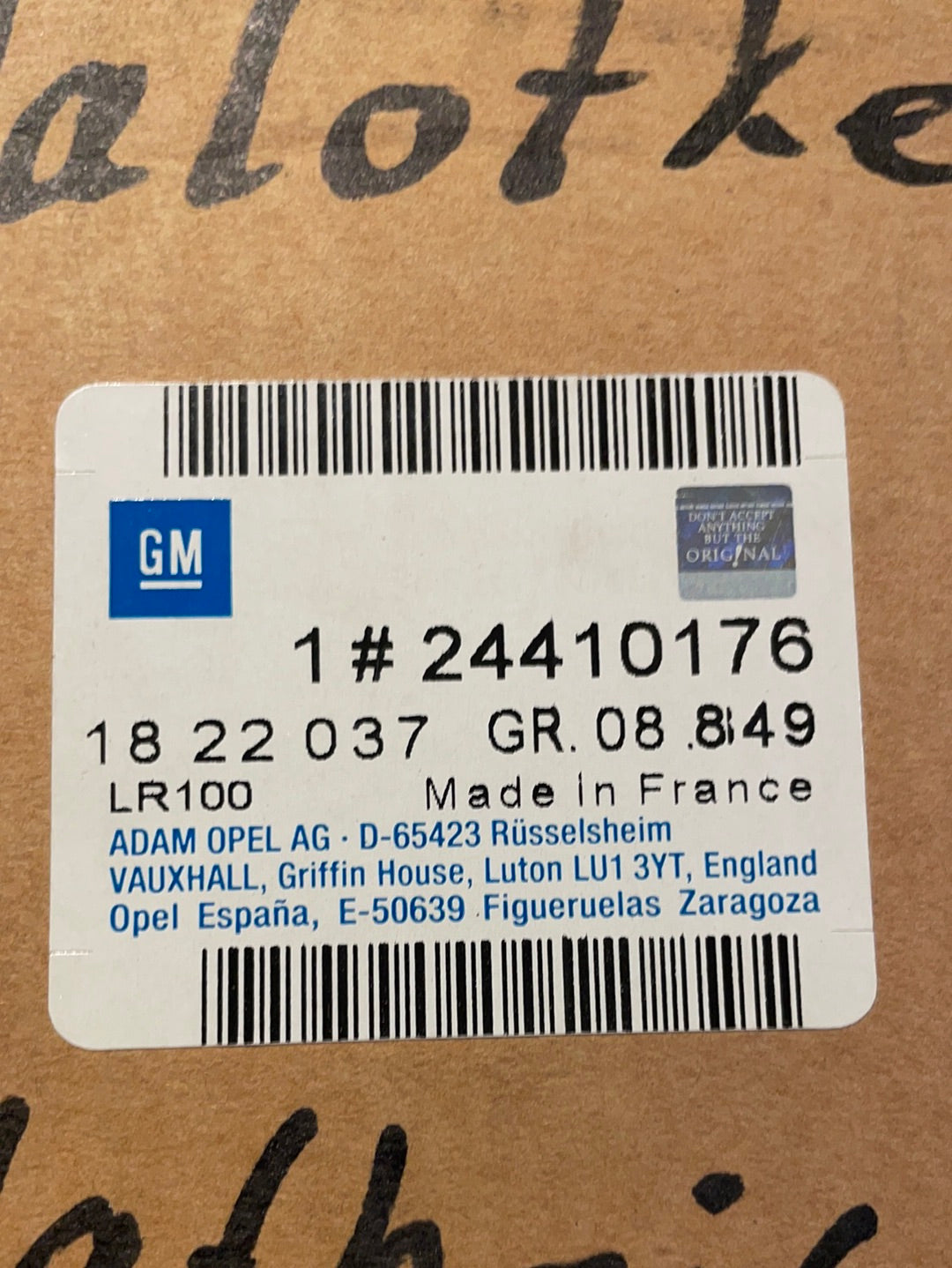 Original GM Opel Vectra B Betätigung Klimaanlage Neu