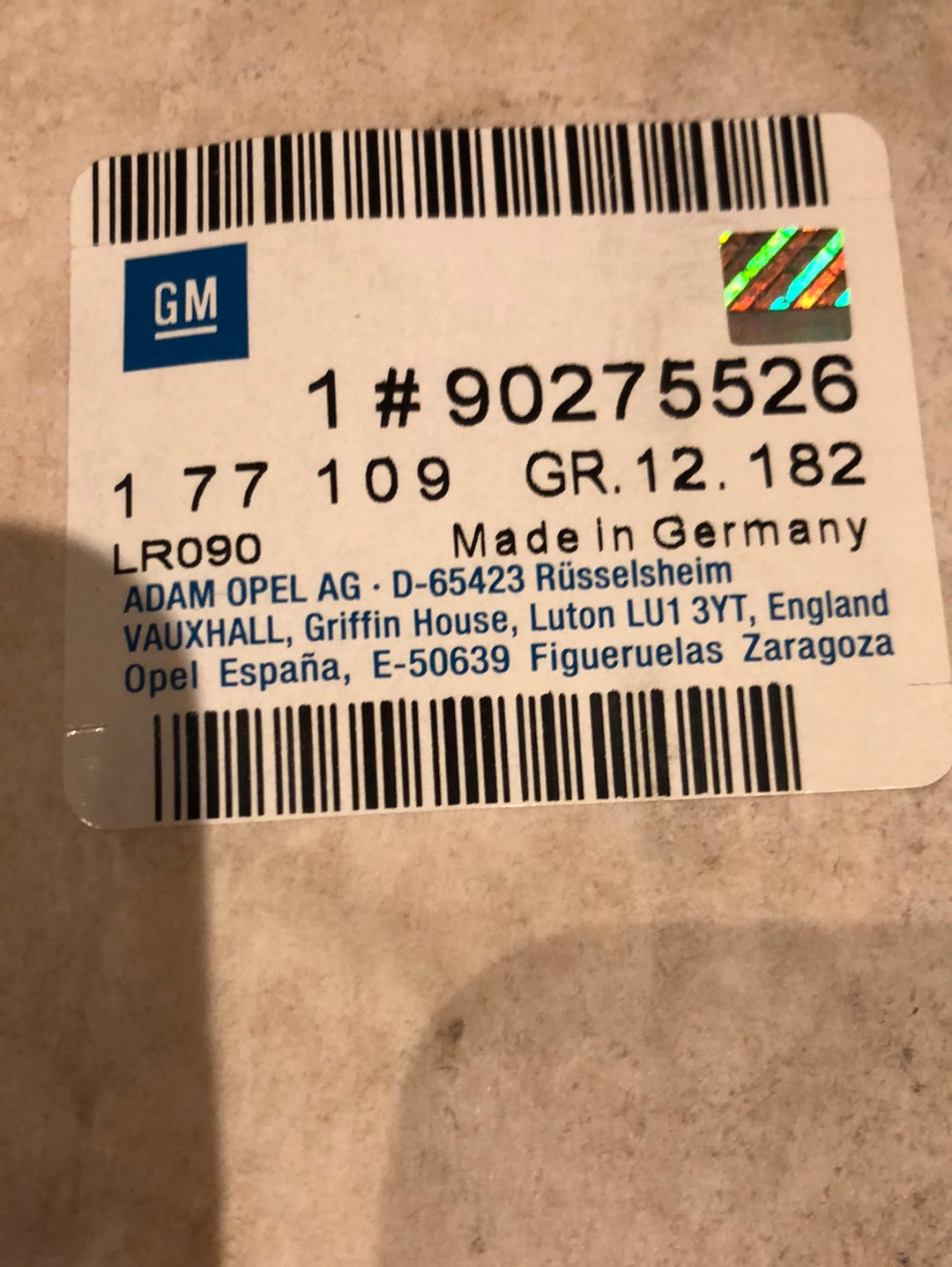 Original GM Opel Omega A Emblem Schriftzug „Omega“ Neu