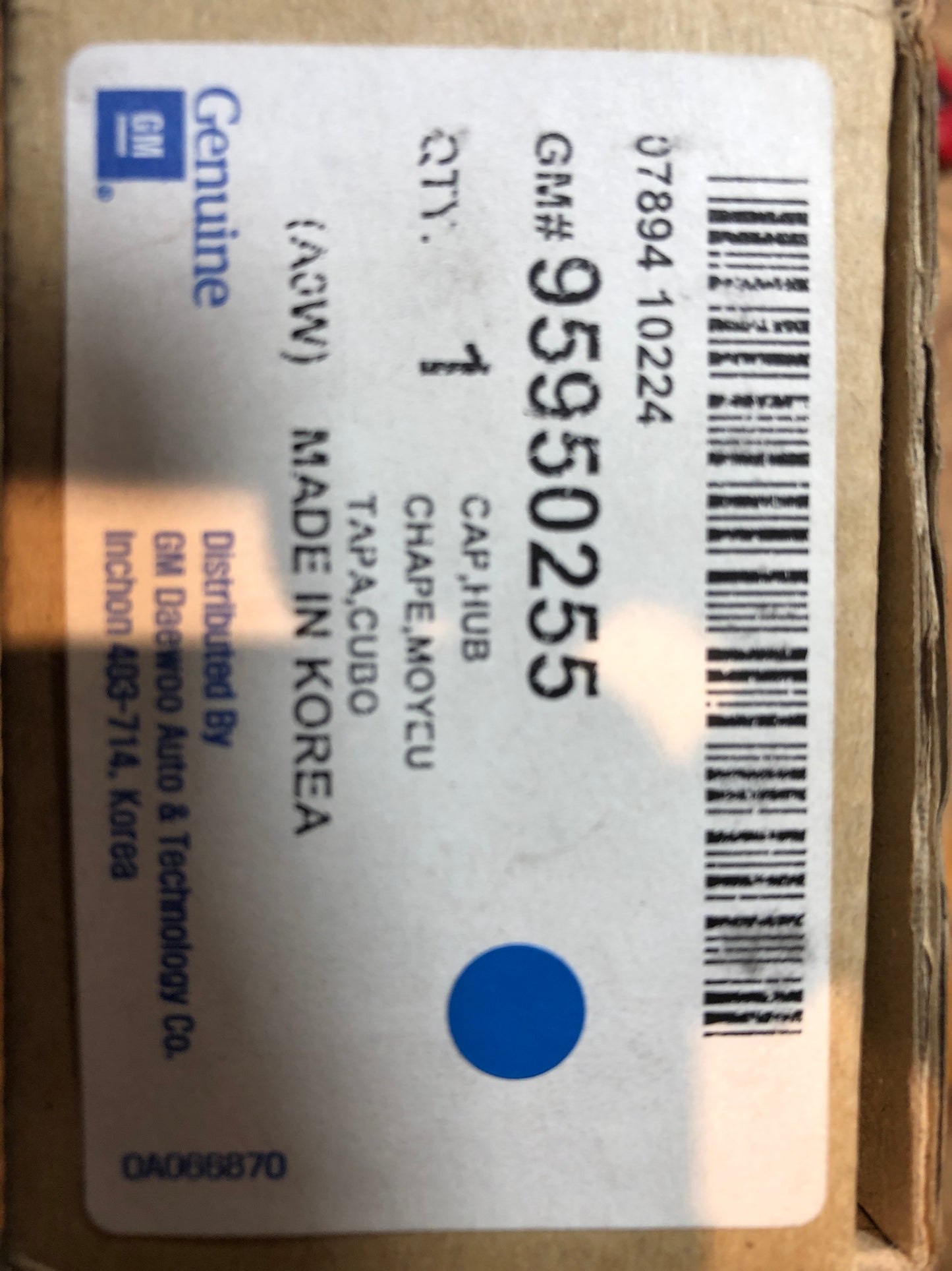 Chevrolet gm Nabendeckel Satz Neu