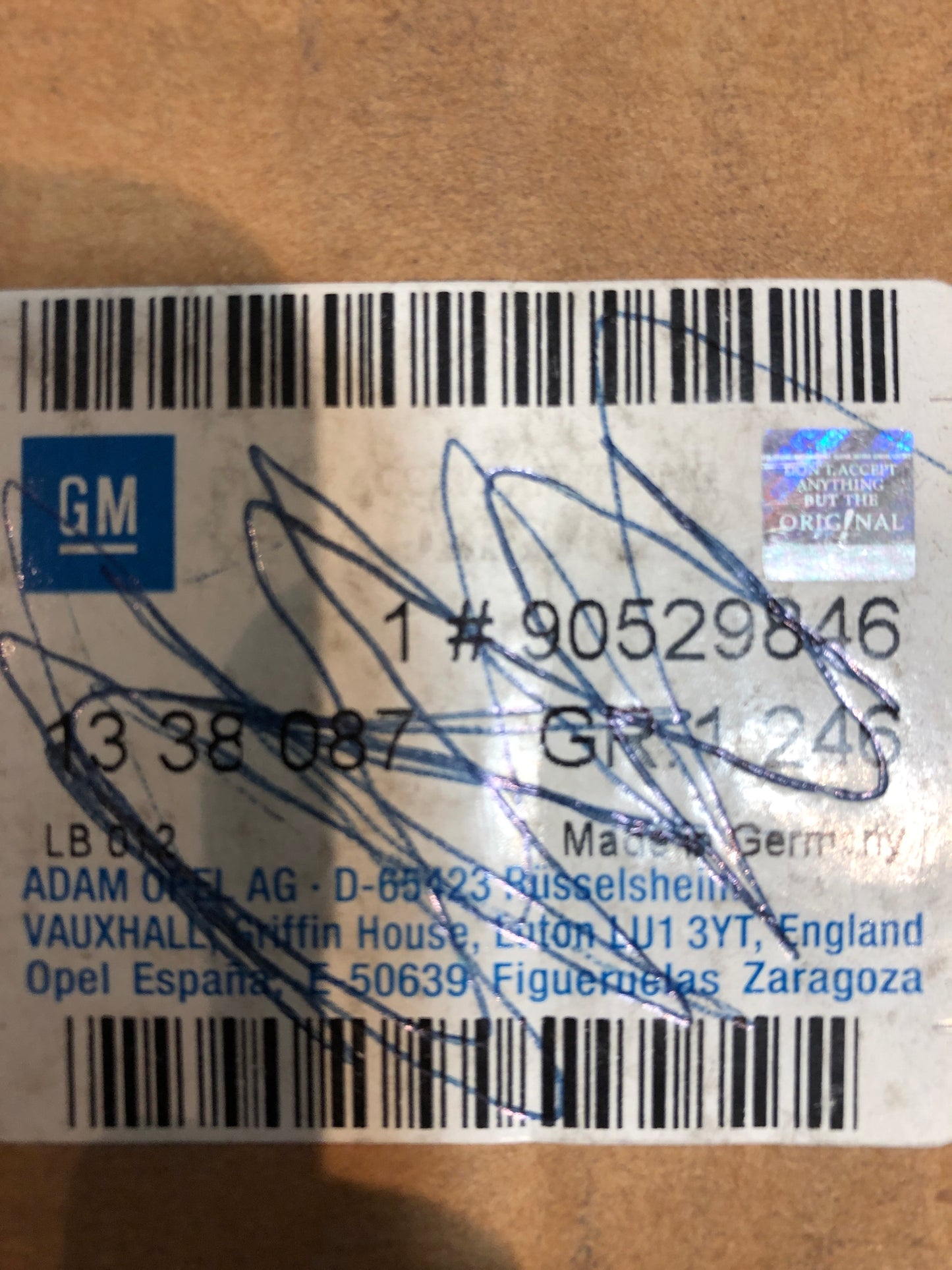 Original Opel Frontera Omega Vectra Riemenscheibe Neu