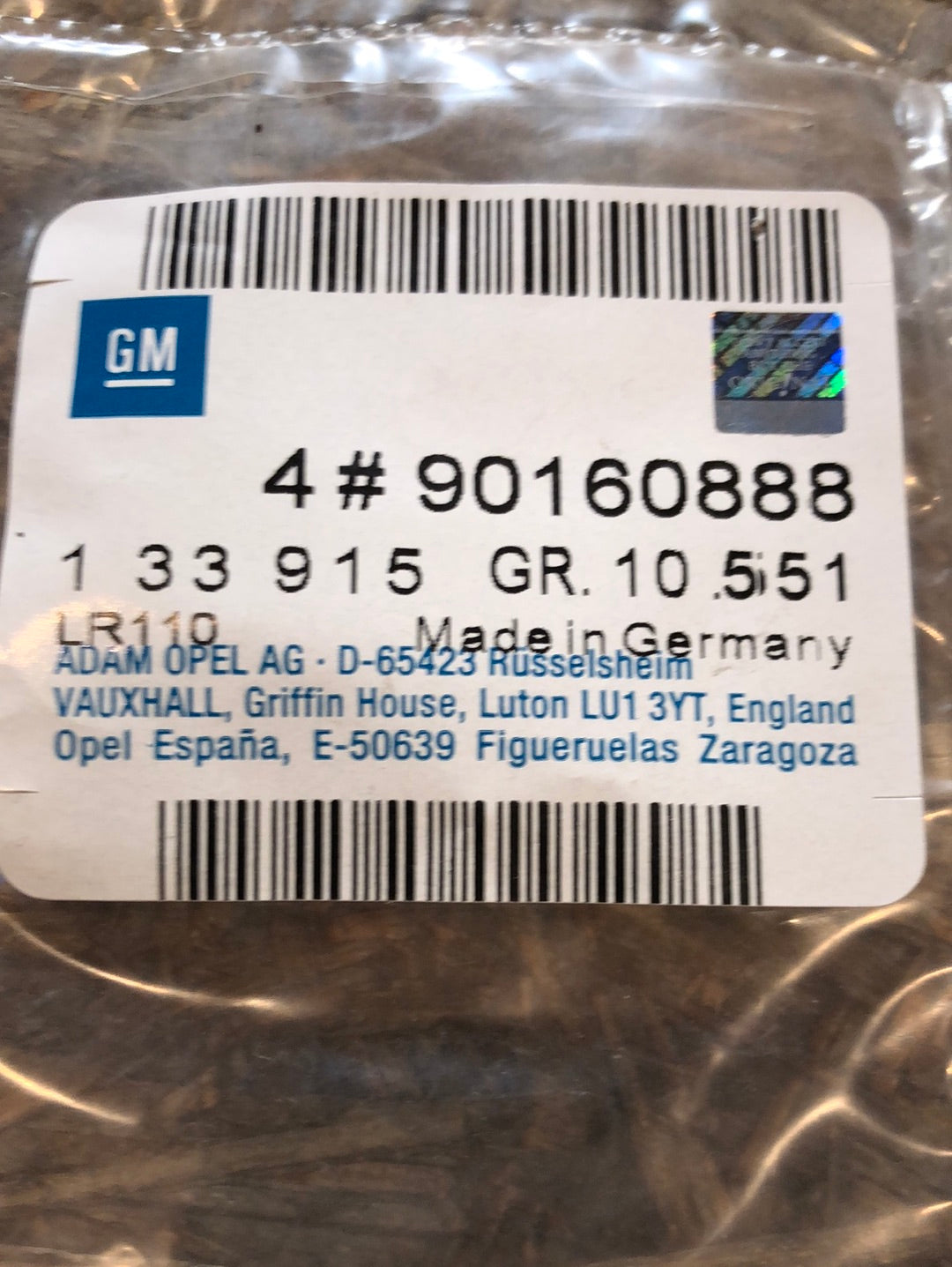 Original GM Opel Kadett E Betätigungslasche Neu