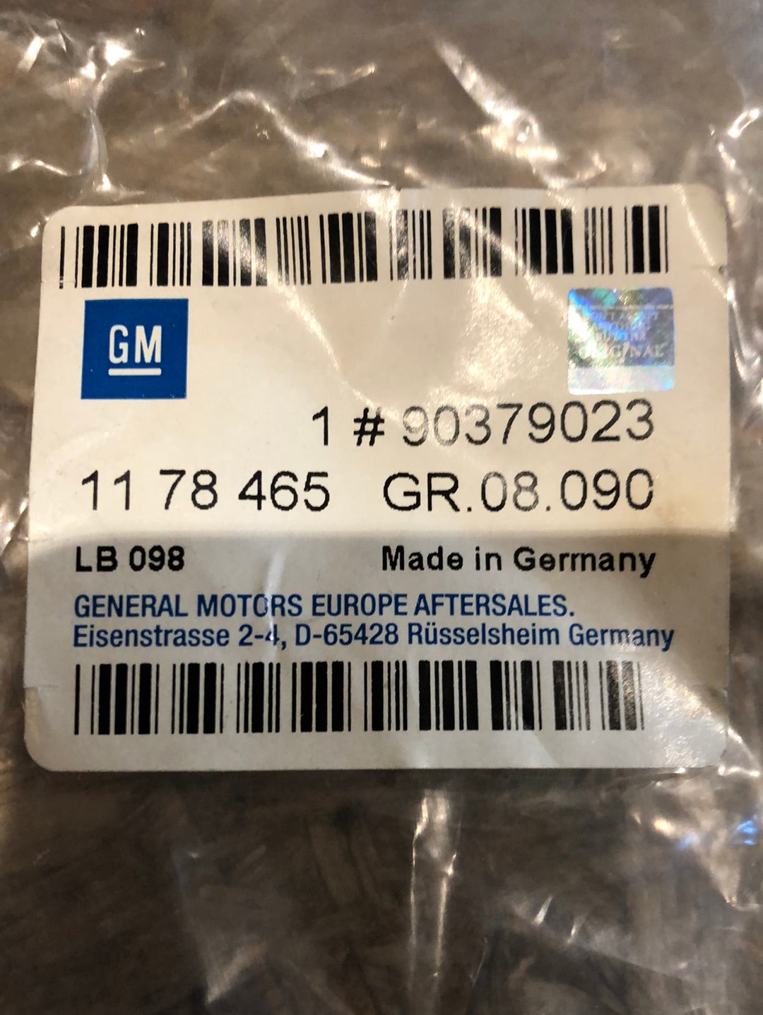 Original GM Opel Omega B Haubenzug Neu