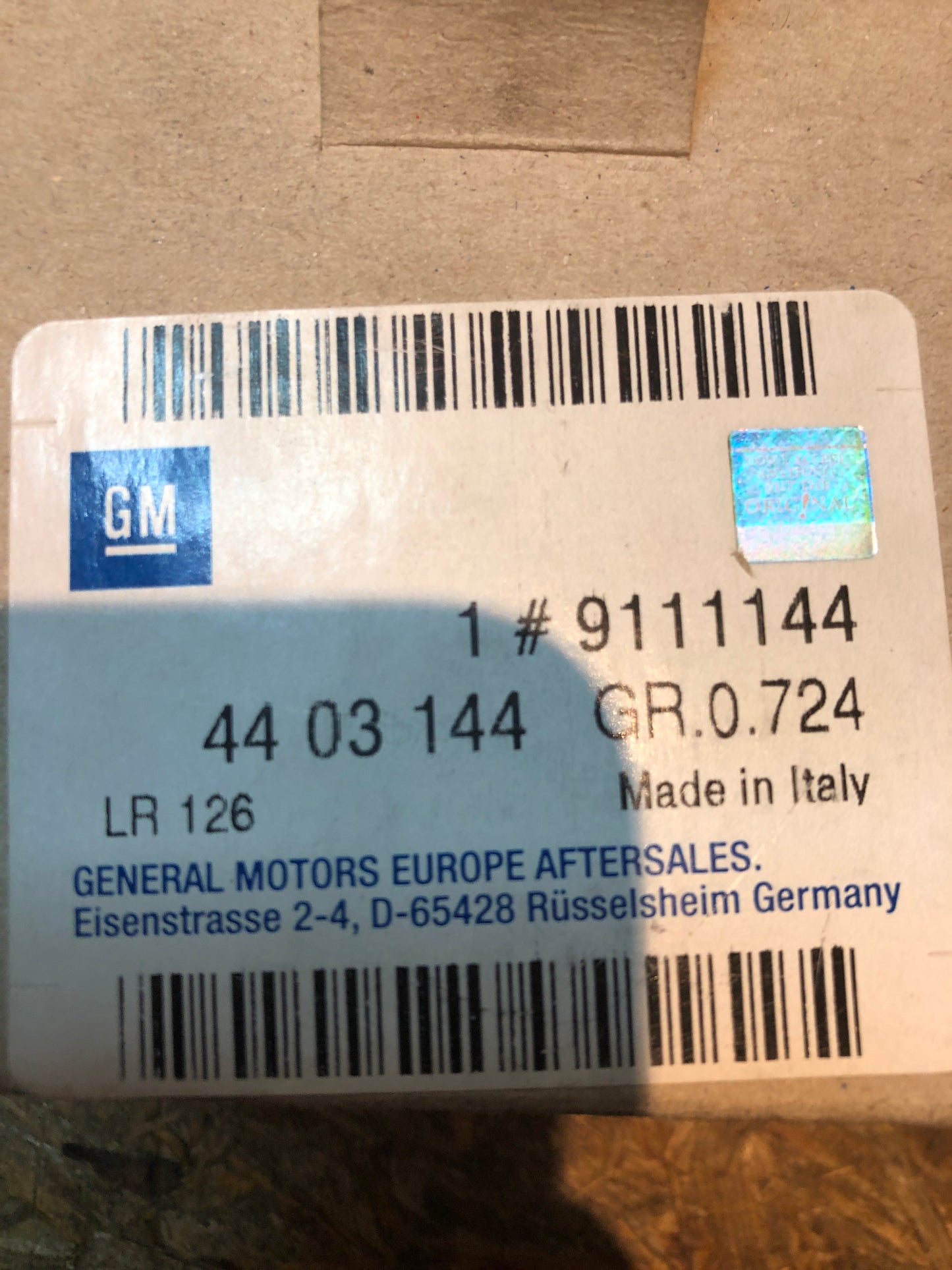 Original GM Opel Movano Umlenkrolle Zahnriemen Neu