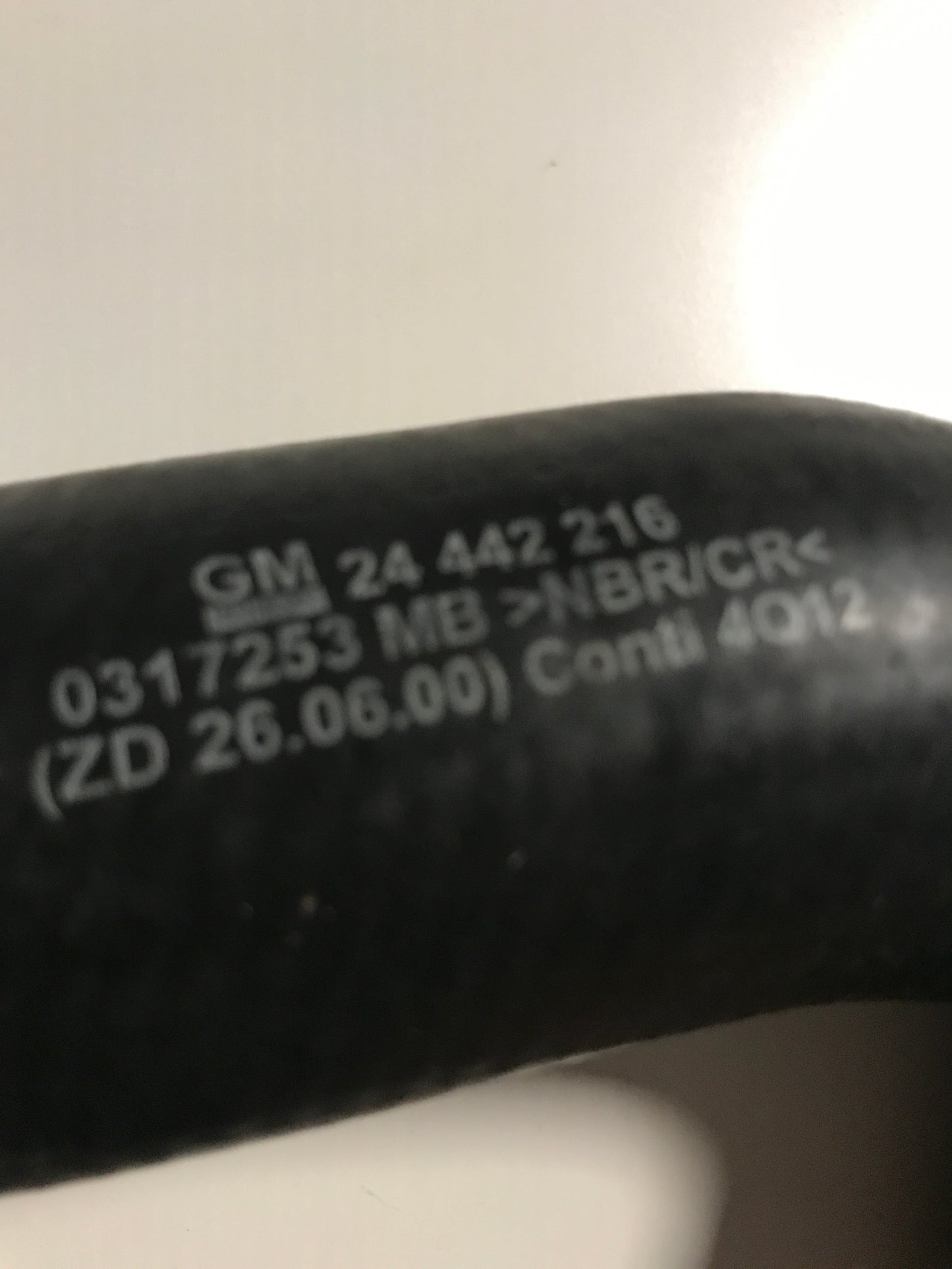 Original Astra G 2,0 DTI 16v Ladeluftschlauch Turbo NEU
