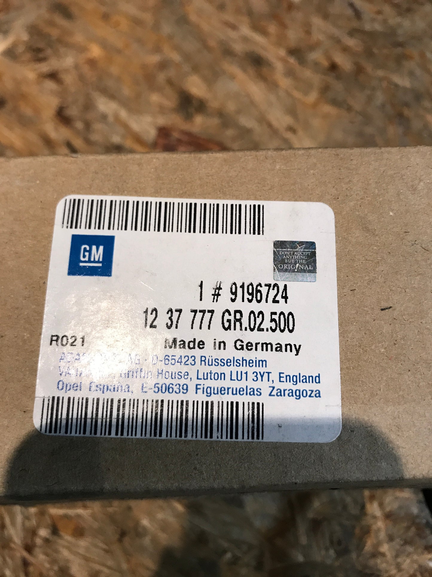 Original Vectra B Poteatiometer Gasregulierung links NEU