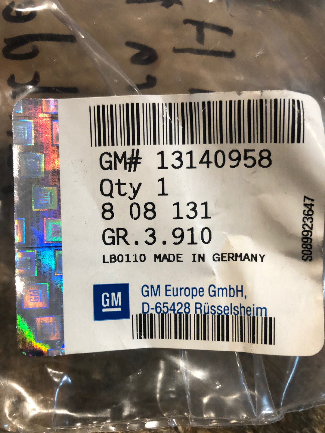 Original GM Opel Astra H Zafira B Tankdeckel Diesel Neu