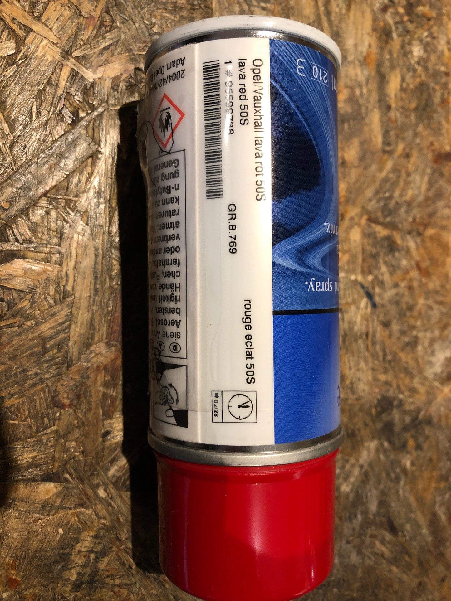 Original GM Opel Lackspray Lava Red 50S Neu