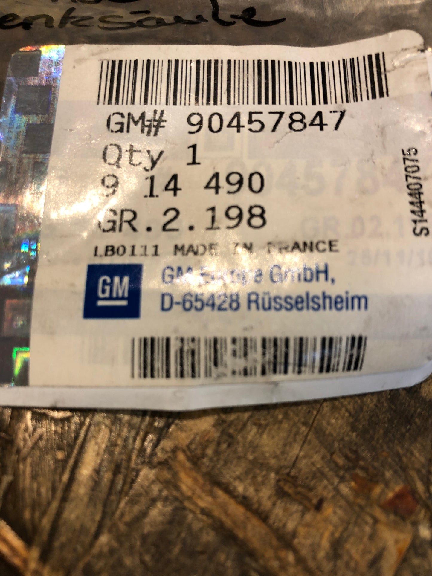 Original Opel Corsa B Tigra A Zündschlossgehäuse Neu