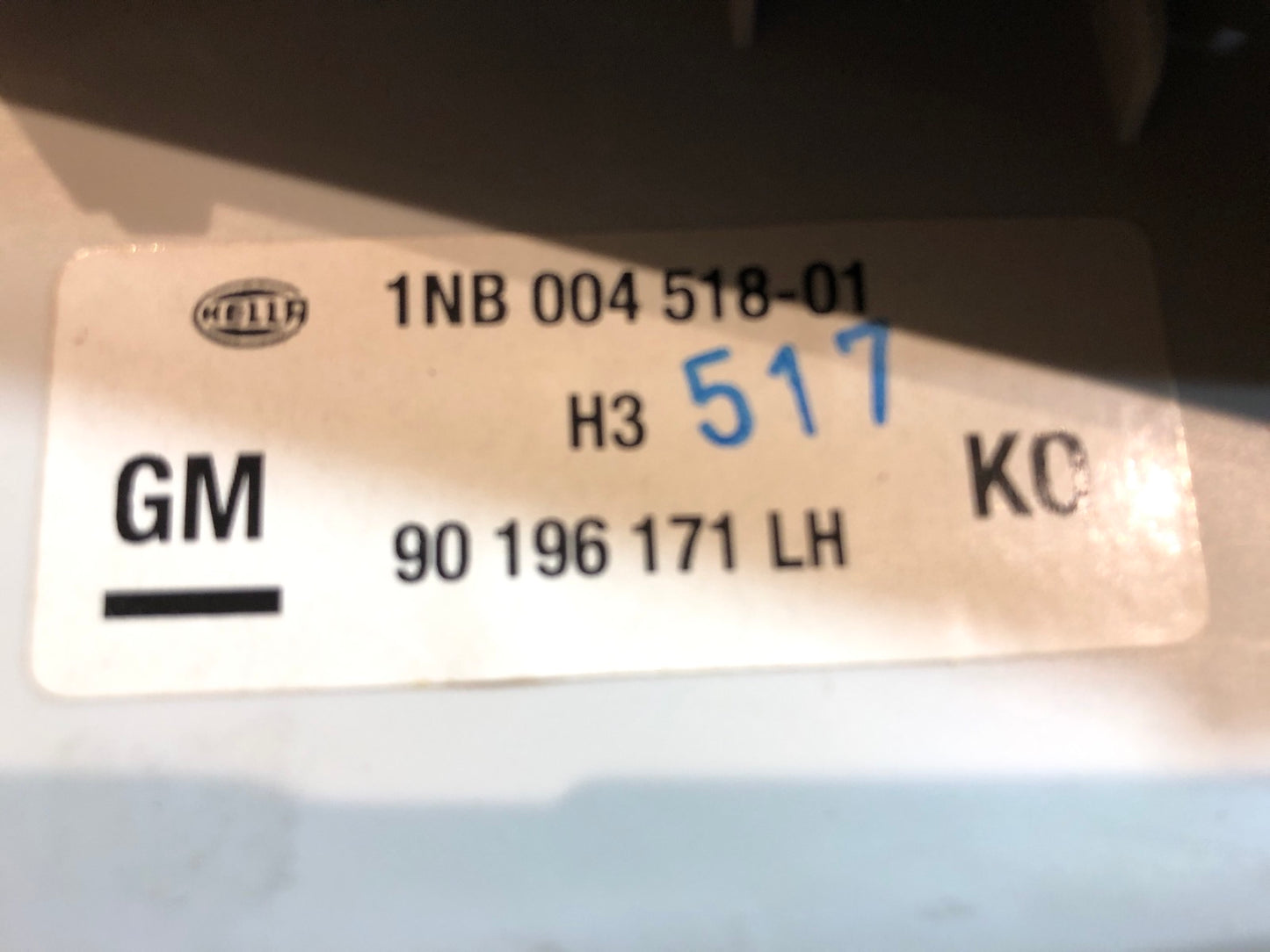 Original Opel Kadett E Nebelscheinwerfer links