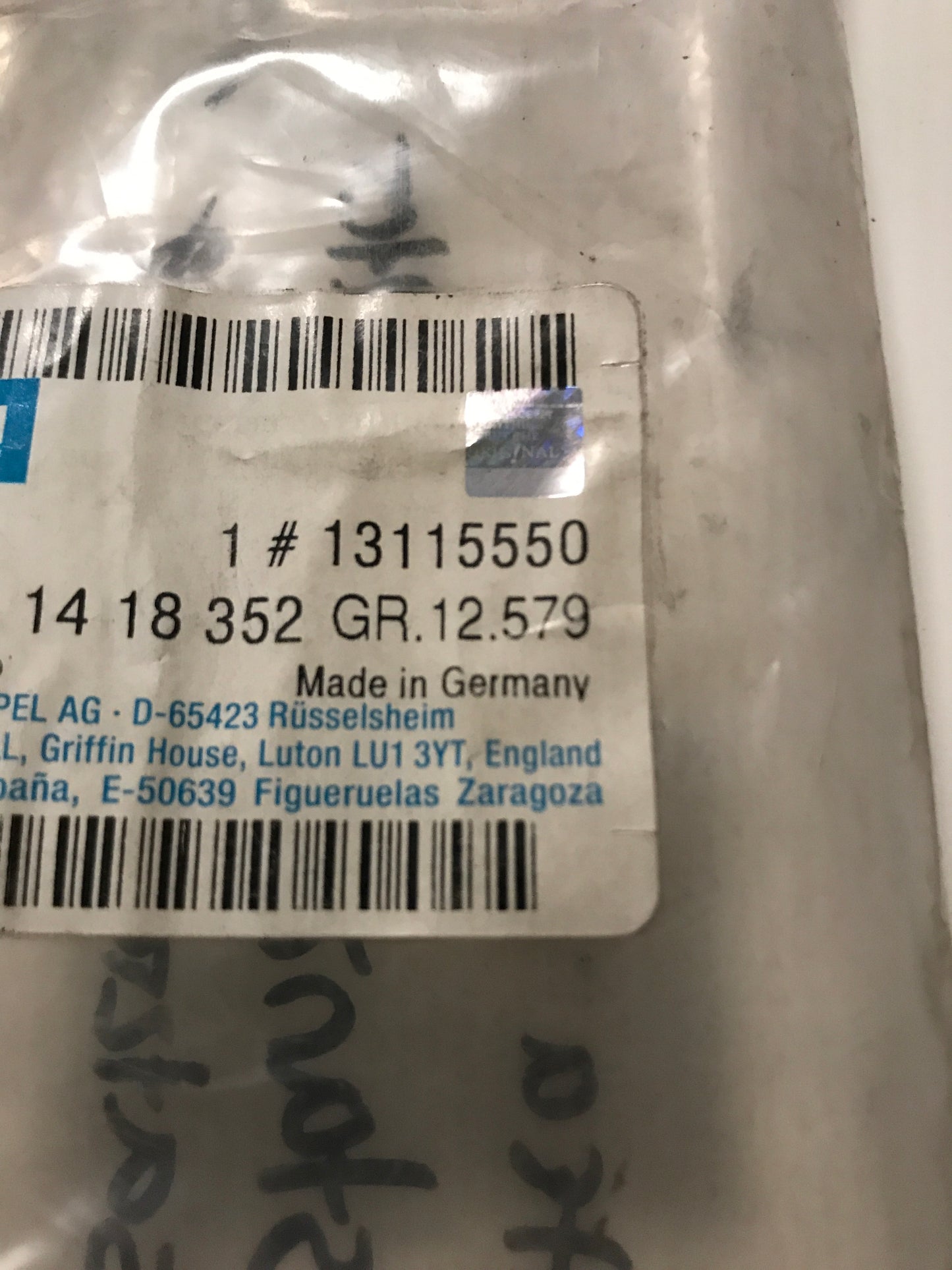 Original Astra G Distanzplatte halter Ersatzradbedestigung NEU