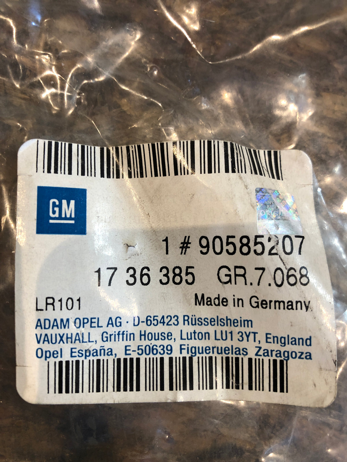 Original GM Opel Corsa C Stopfen Anhängerzugvorrichtung Neu