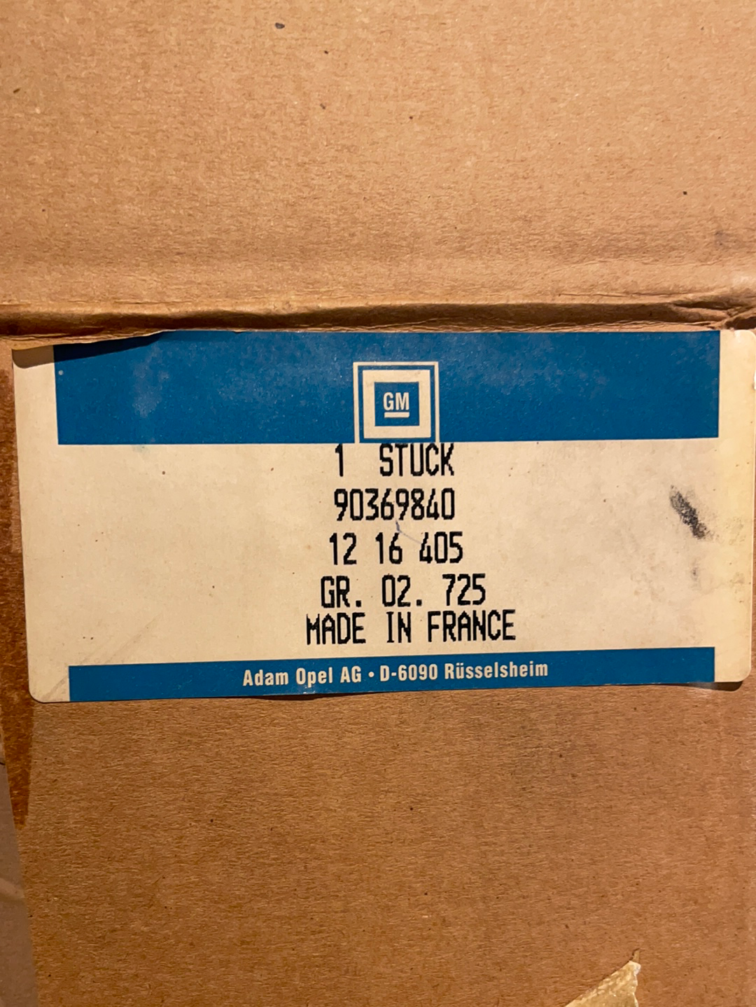 Original GM Opel Omega A Bj. 1986-1994 Valeo Scheinwerfer links Neu