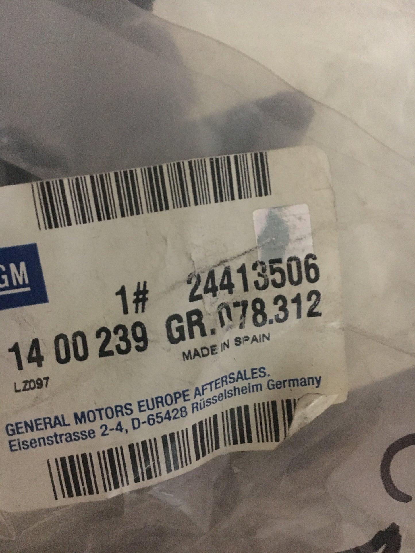 Original Corsa C Aufpralldämpfer hinten links NEU