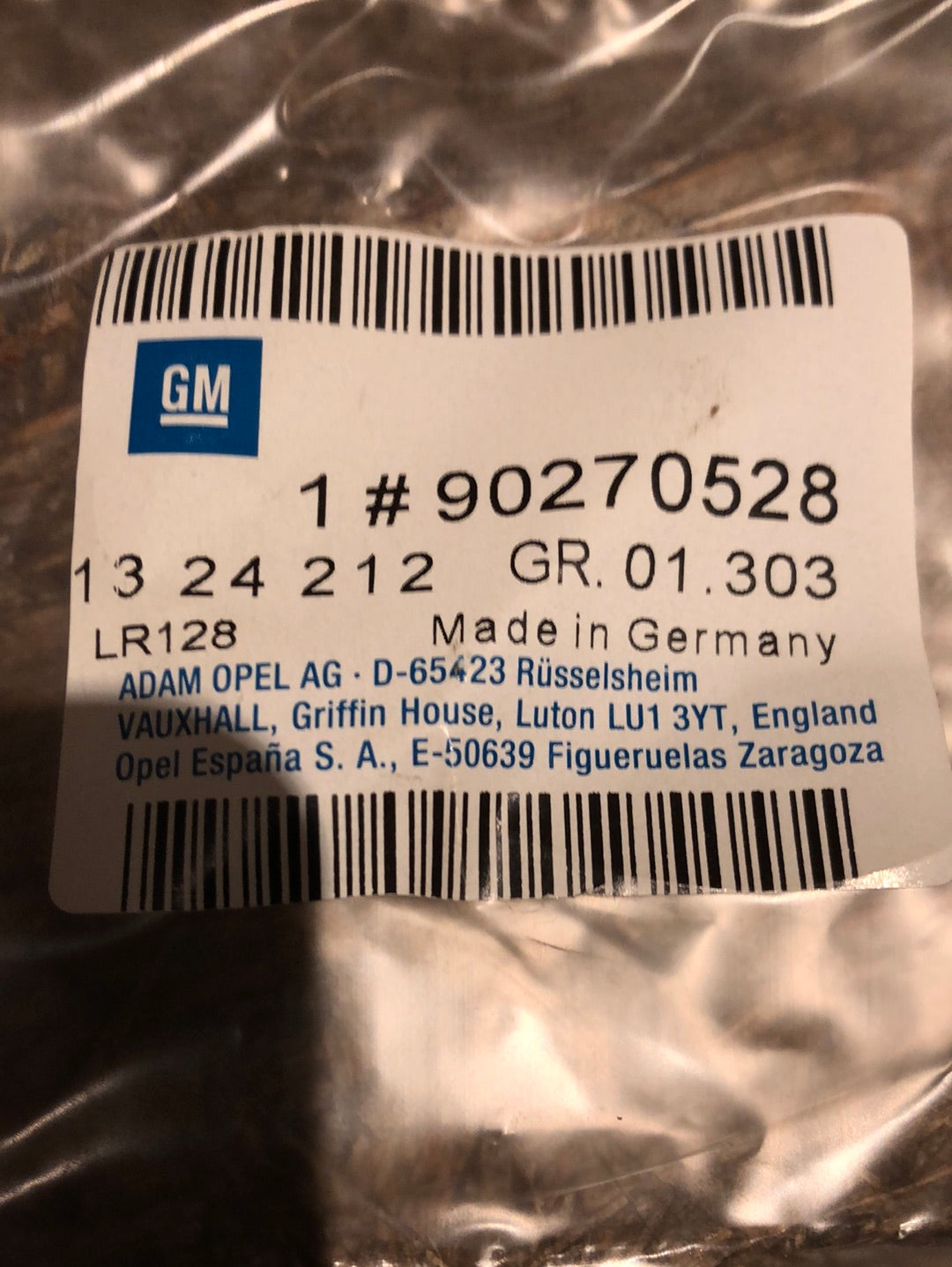 Original GM Opel Ascona C Emblem Kühlergrill Neu