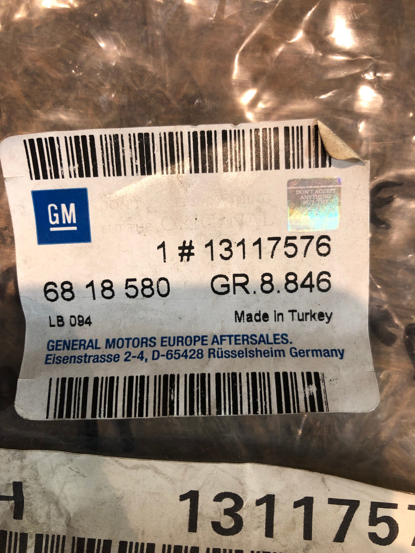 Original GM Opel Astra H Heizungsschlauch Neu