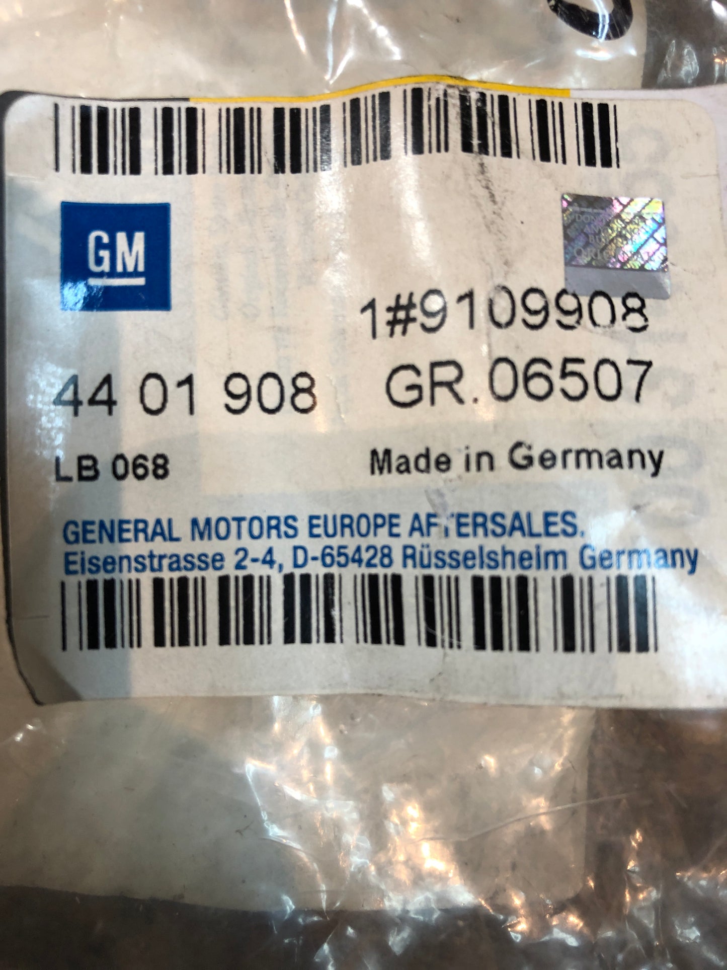 Original GM Opel Movano A Lenkungsschlauch Neu