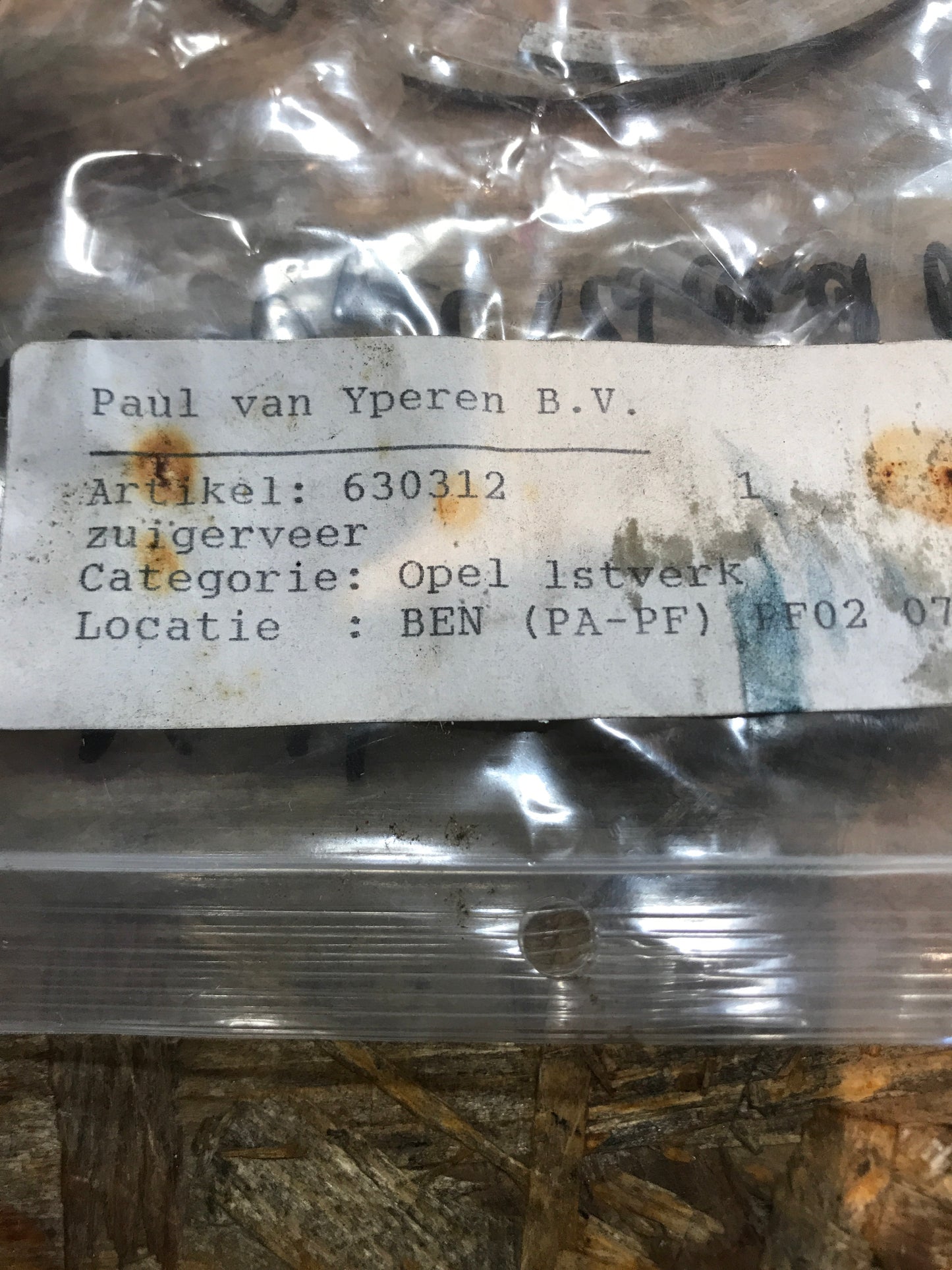 Original Opel Rekord E 2.0L Kolbenring NEU