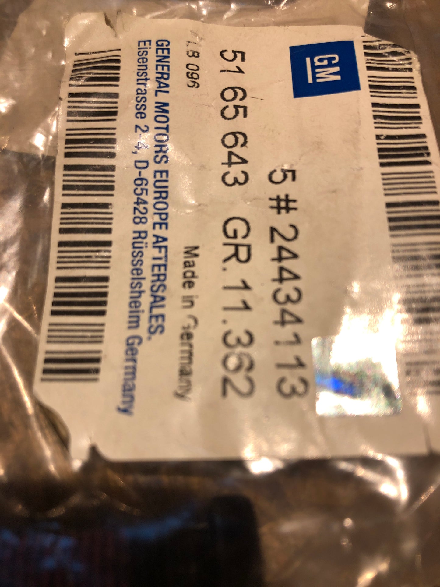 Original Opel Corsa C Schraube Führungsschiene Neu