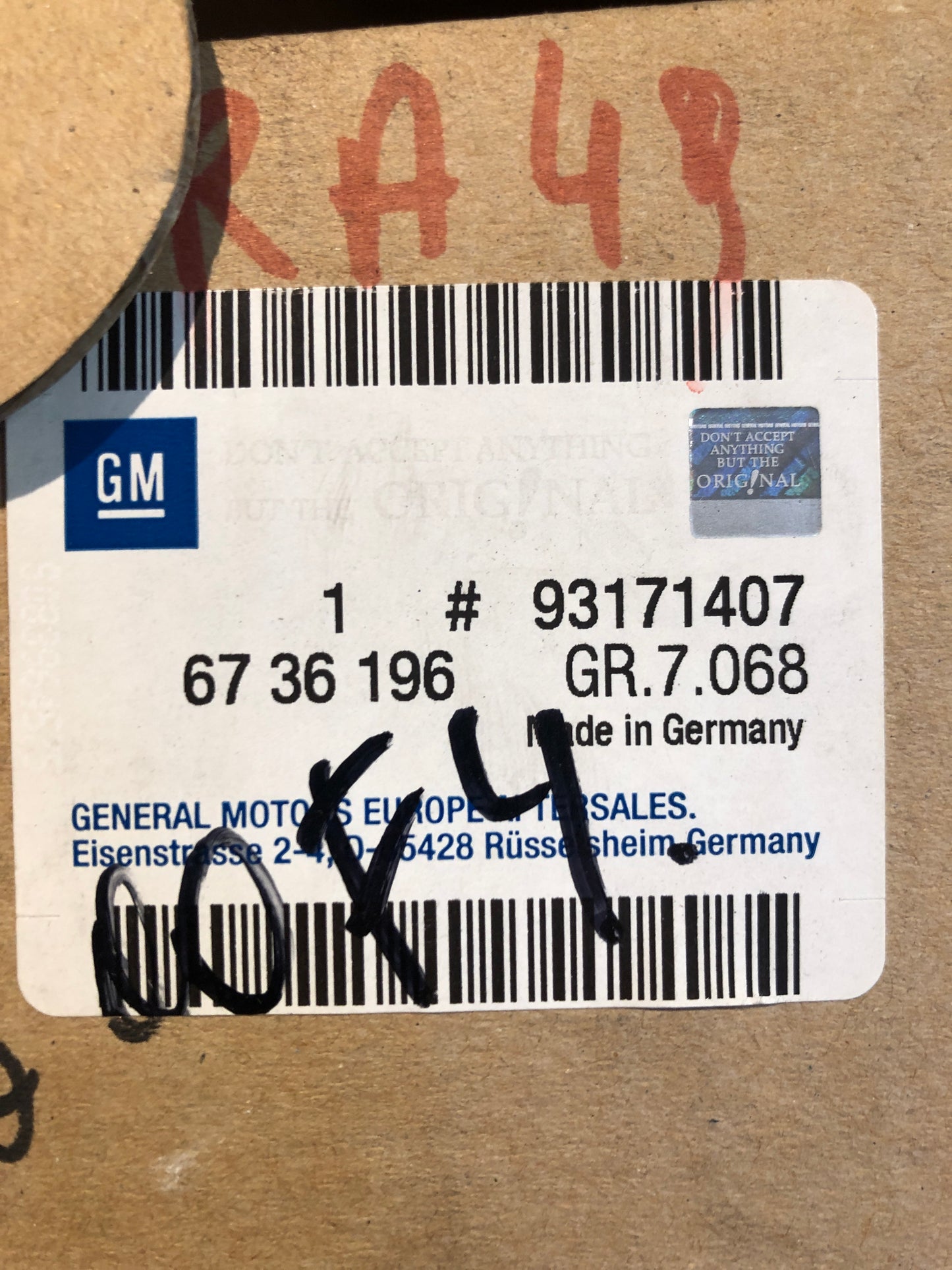 Original GM Opel Vectra C Elektrosatz Anhängerkupplung Neu