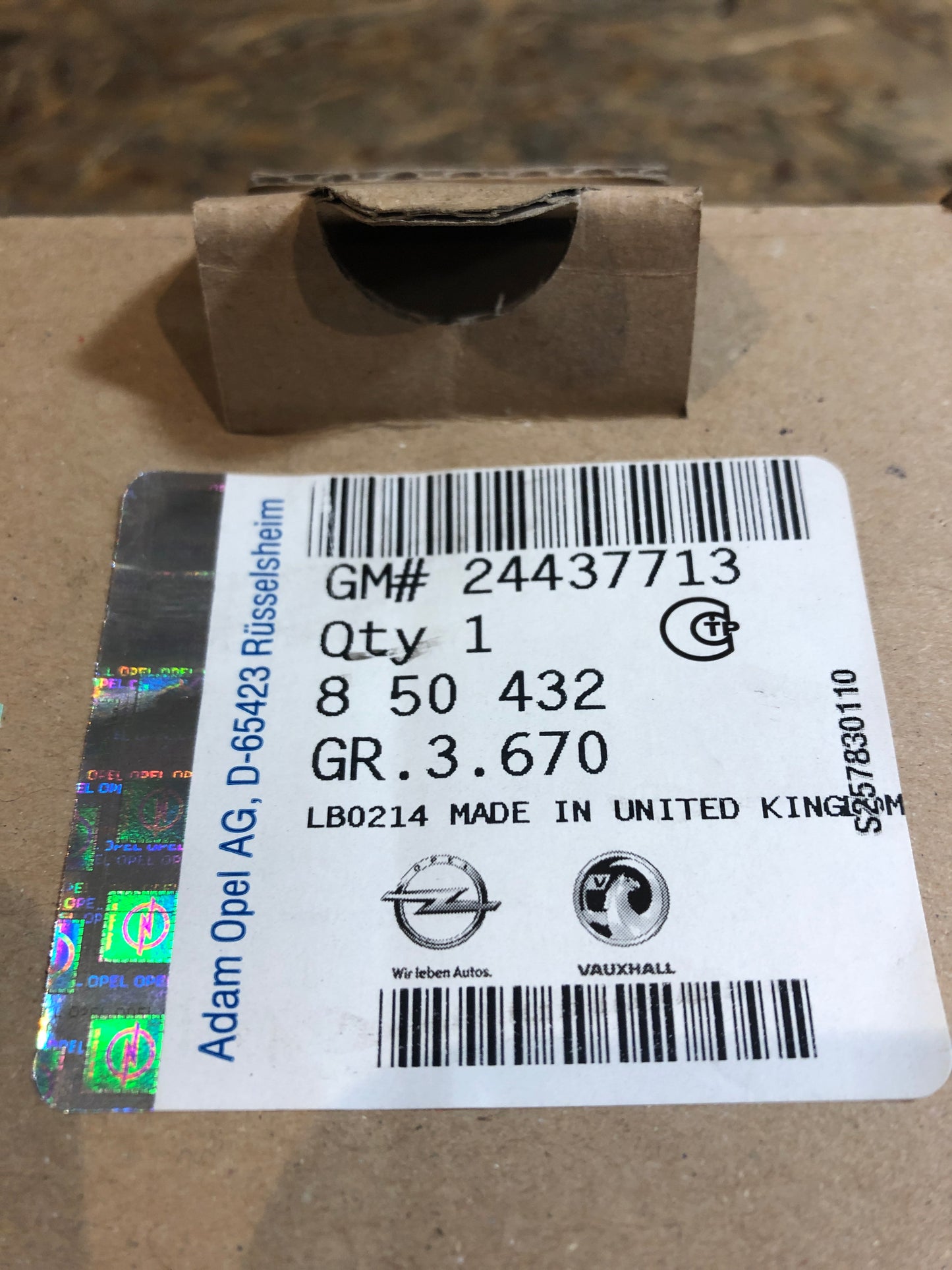 Original Opel Signum Vectra C Zafira B Rückschlagventil Stellmotor Neu